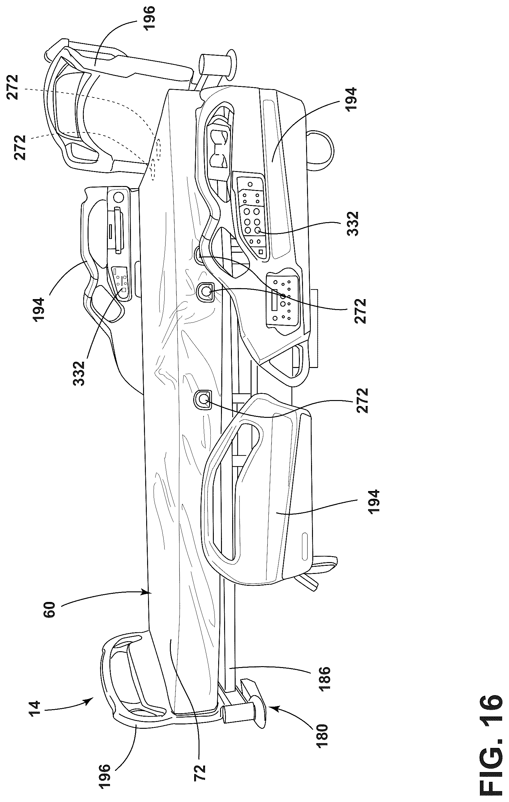 Patent US12616606 Figure 16 – Heat exchange system for patient support surface