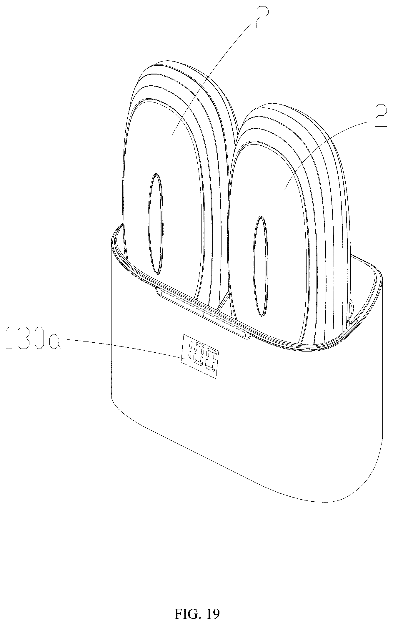 Patent US12616607 Figure 19 – Portable hand warmer charging case and hand warmer assembly