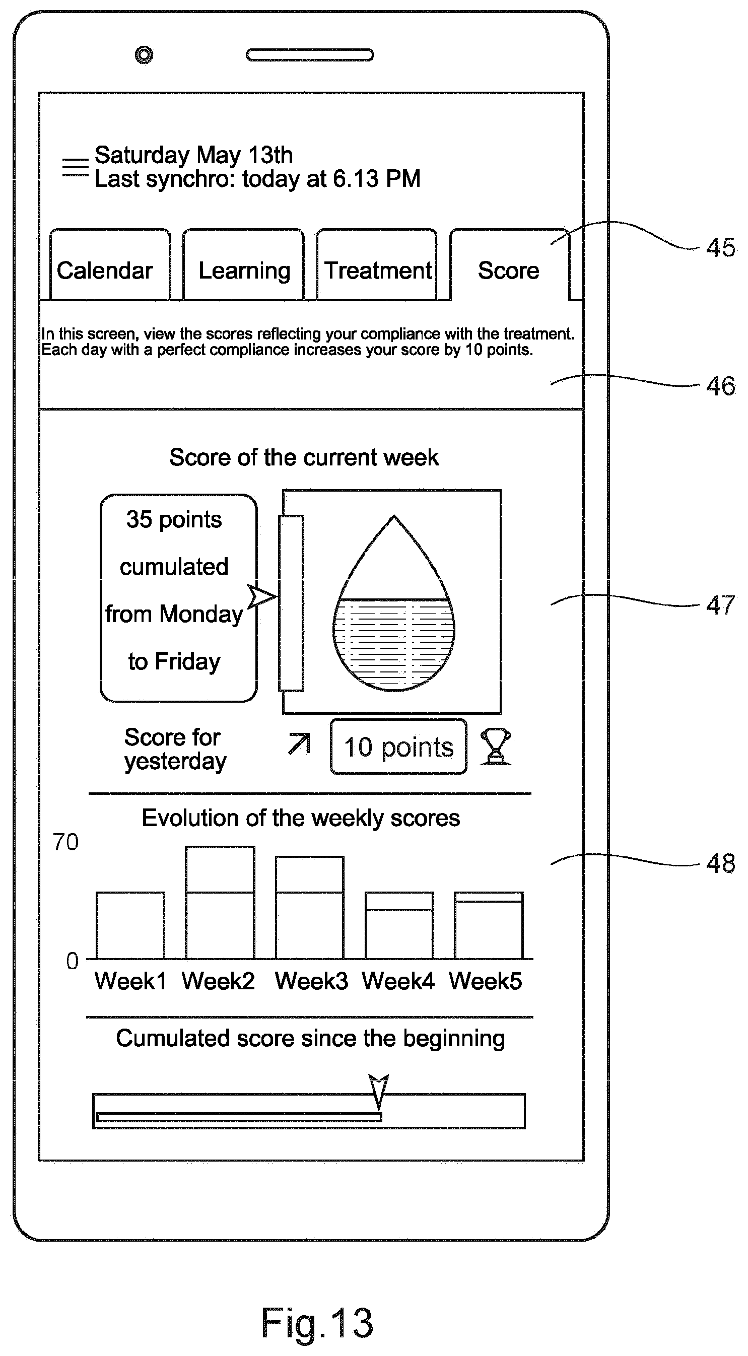 Patent US12616608 Figure 8 – Device and method for monitoring compliance with a therapeutic ophthalmic treatment