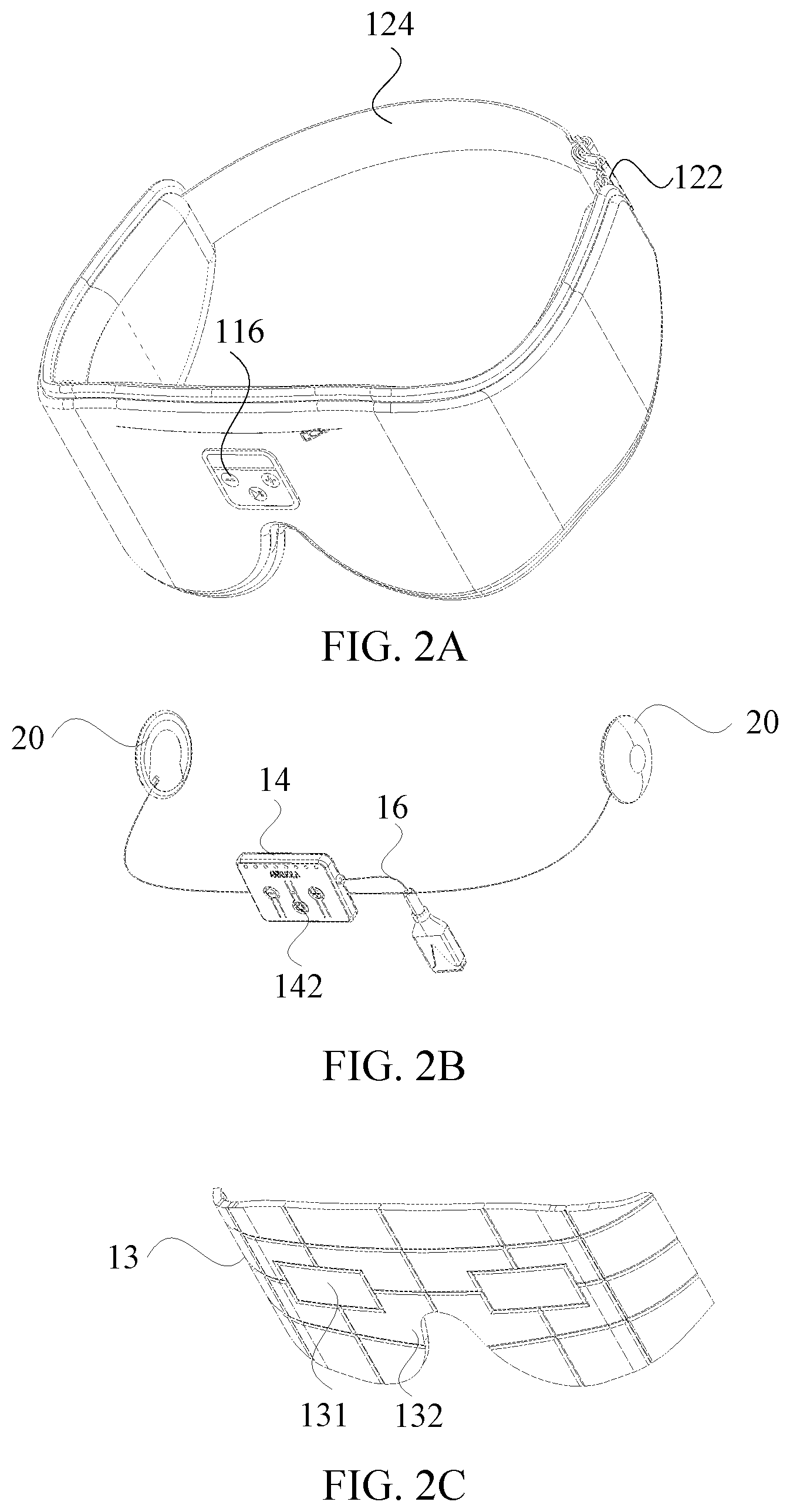 Patent US12616610 Figure 2 – Eye mask