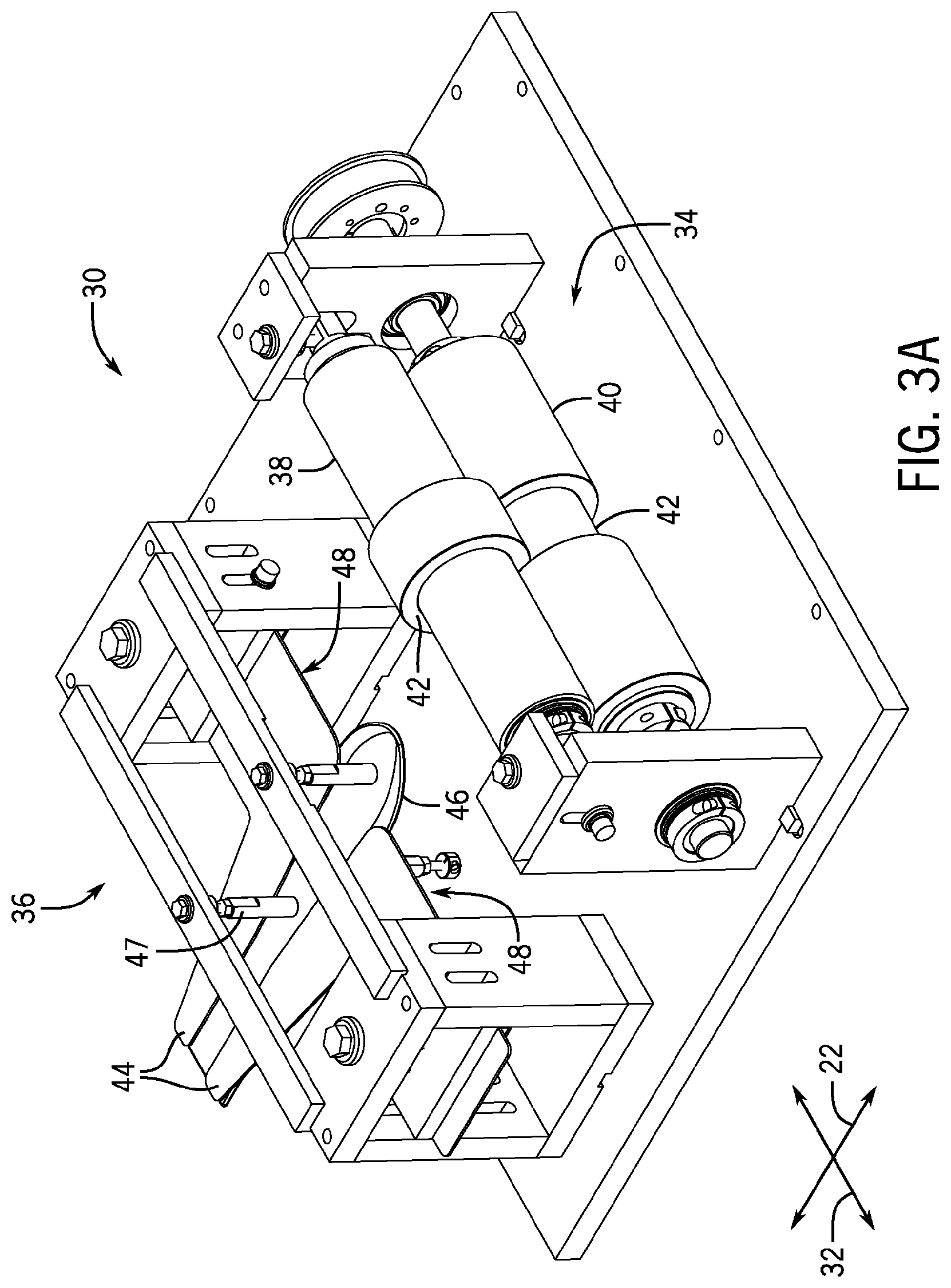 Patent US12616613 Figure 3 – Apparatus for forming and applying a pleated core wrap