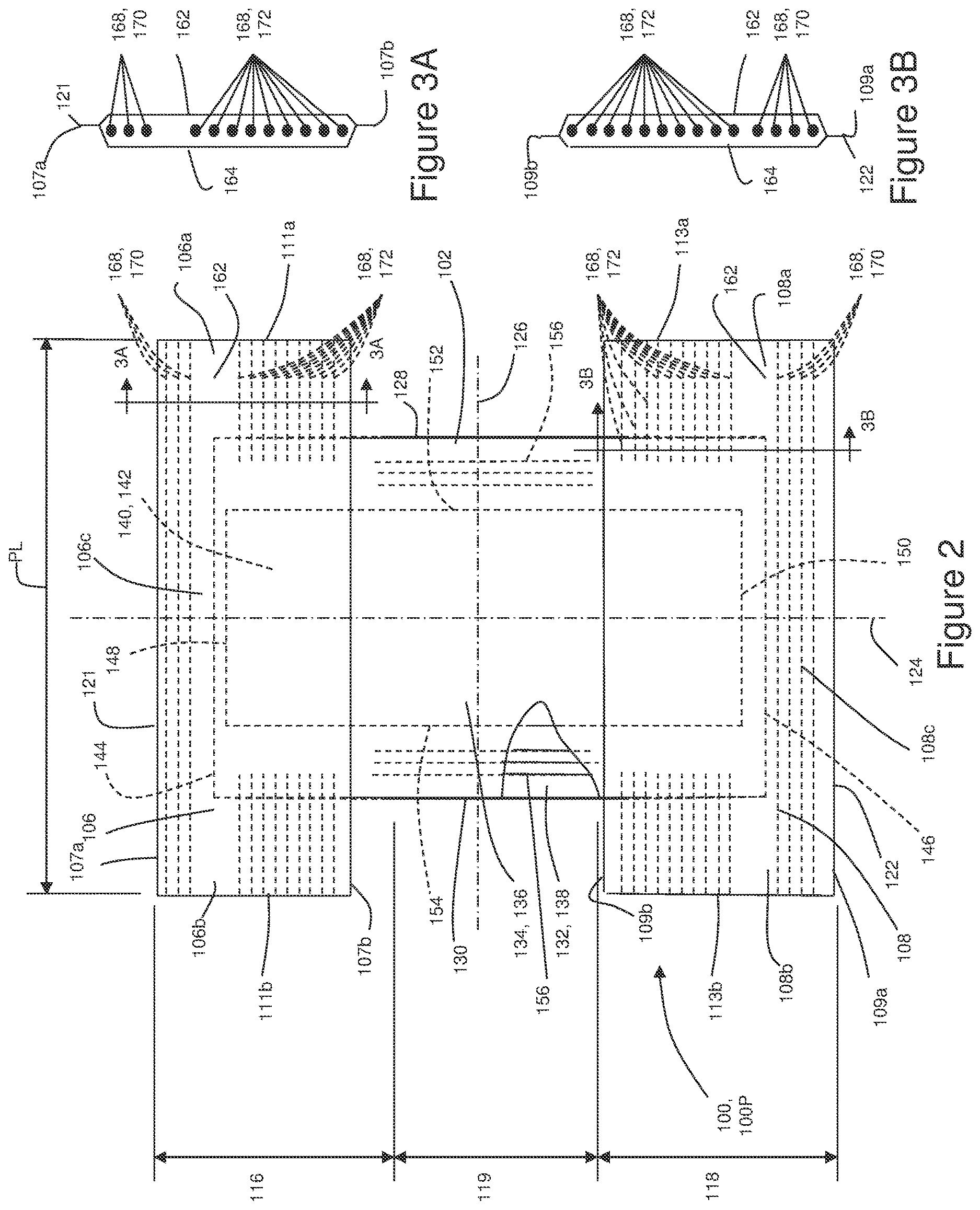 Patent US12616614 Figure 3 – Absorbent articles with corrugated elastomeric laminates and methods for making corrugated elastomeric laminates