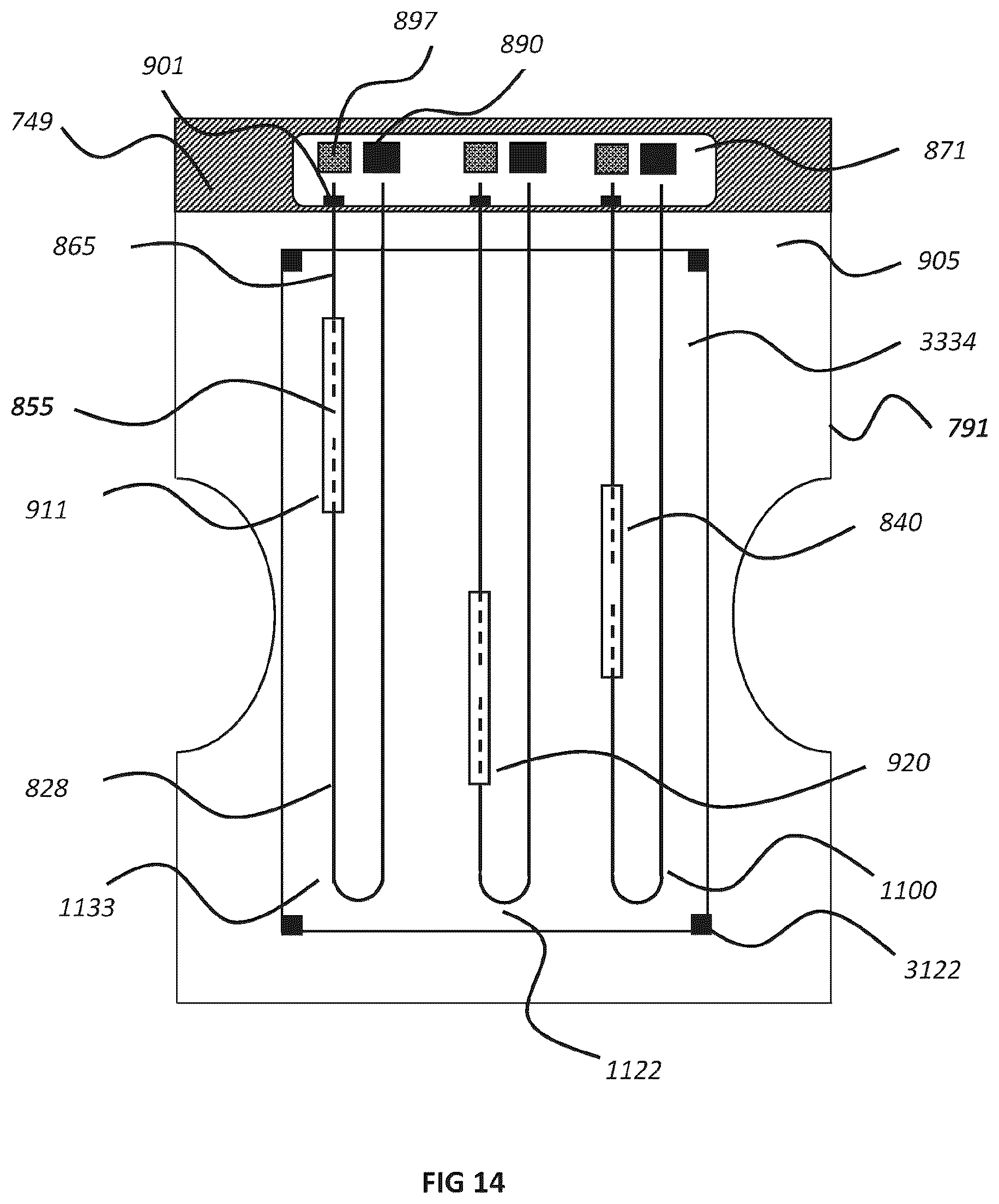 Patent US12616615 Figure 14 – Sensing device for a nappy