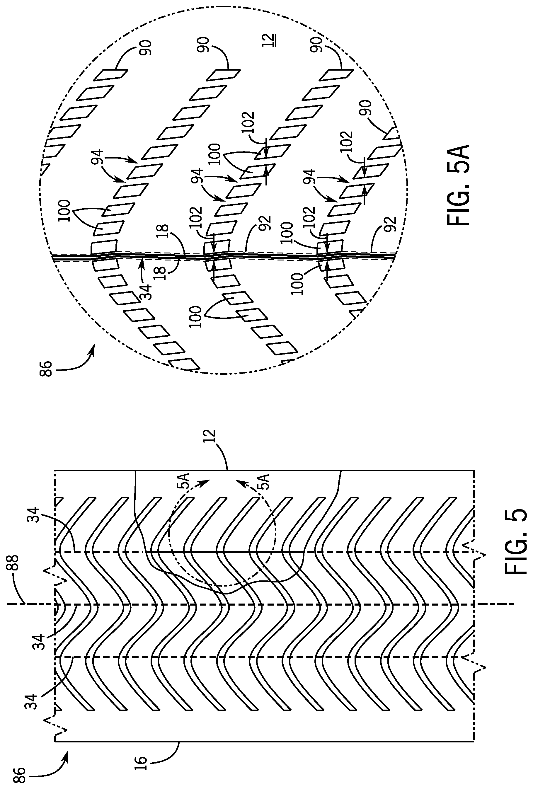 Patent US12616617 Figure 5 – Apparatus and method of manufacturing an elastic composite structure for an absorbent sanitary product