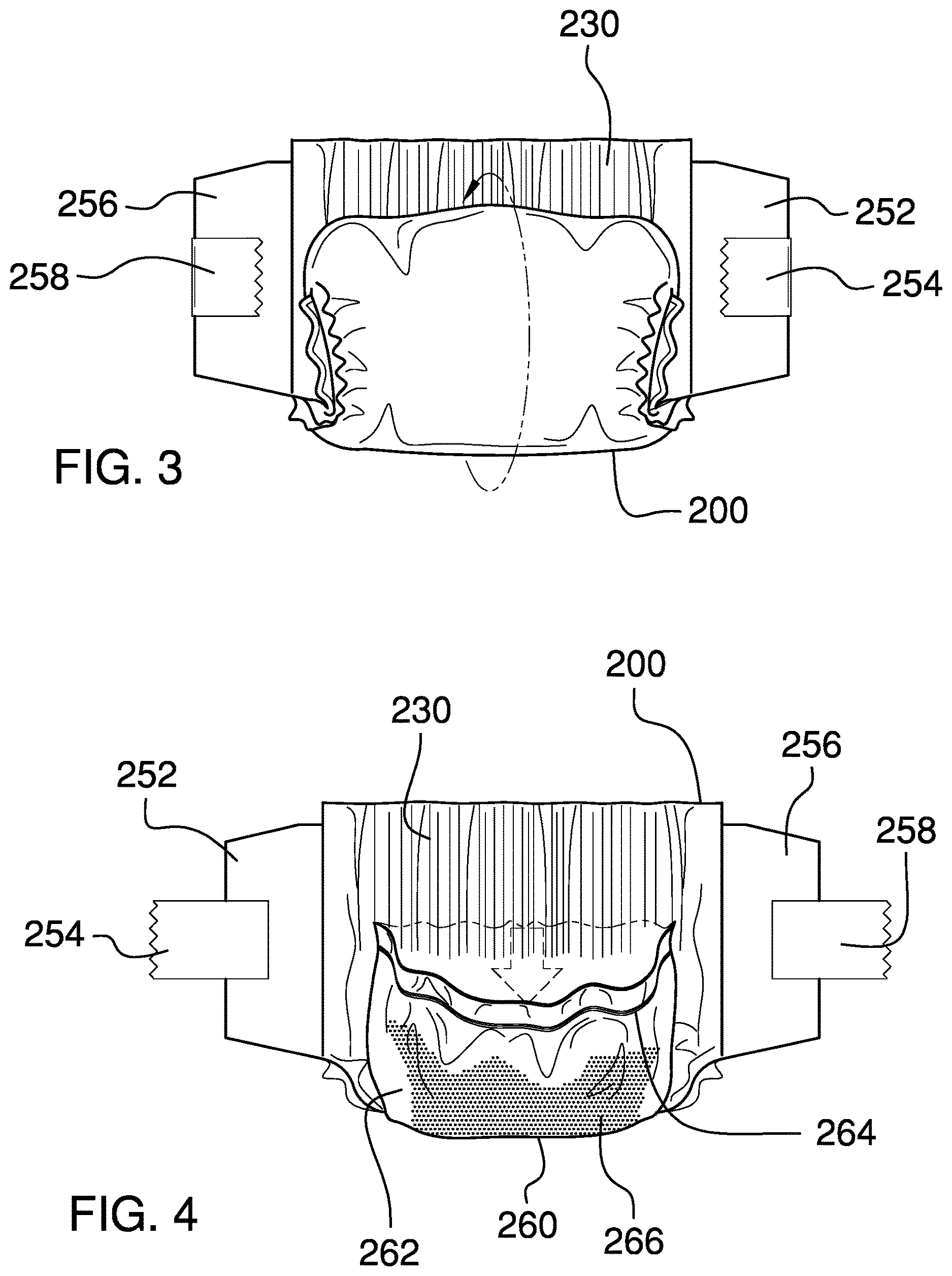 Patent US12616620 Figure 3 – Diaper with integrated disposal system
