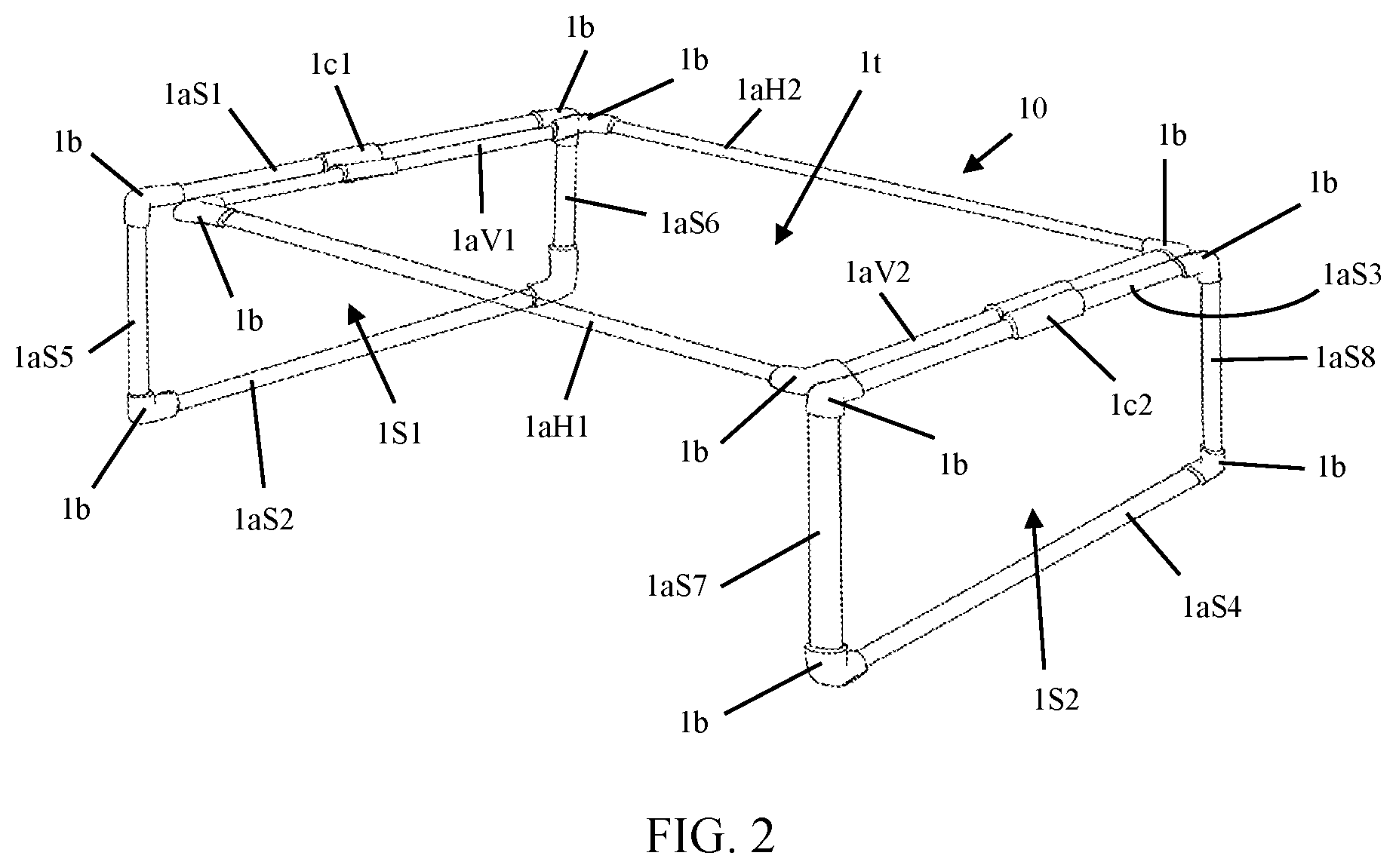 Patent US12616622 Figure 2 – Device to facilitate the transport or storage of items by a person seated in a wheelchair or using other mobile devices