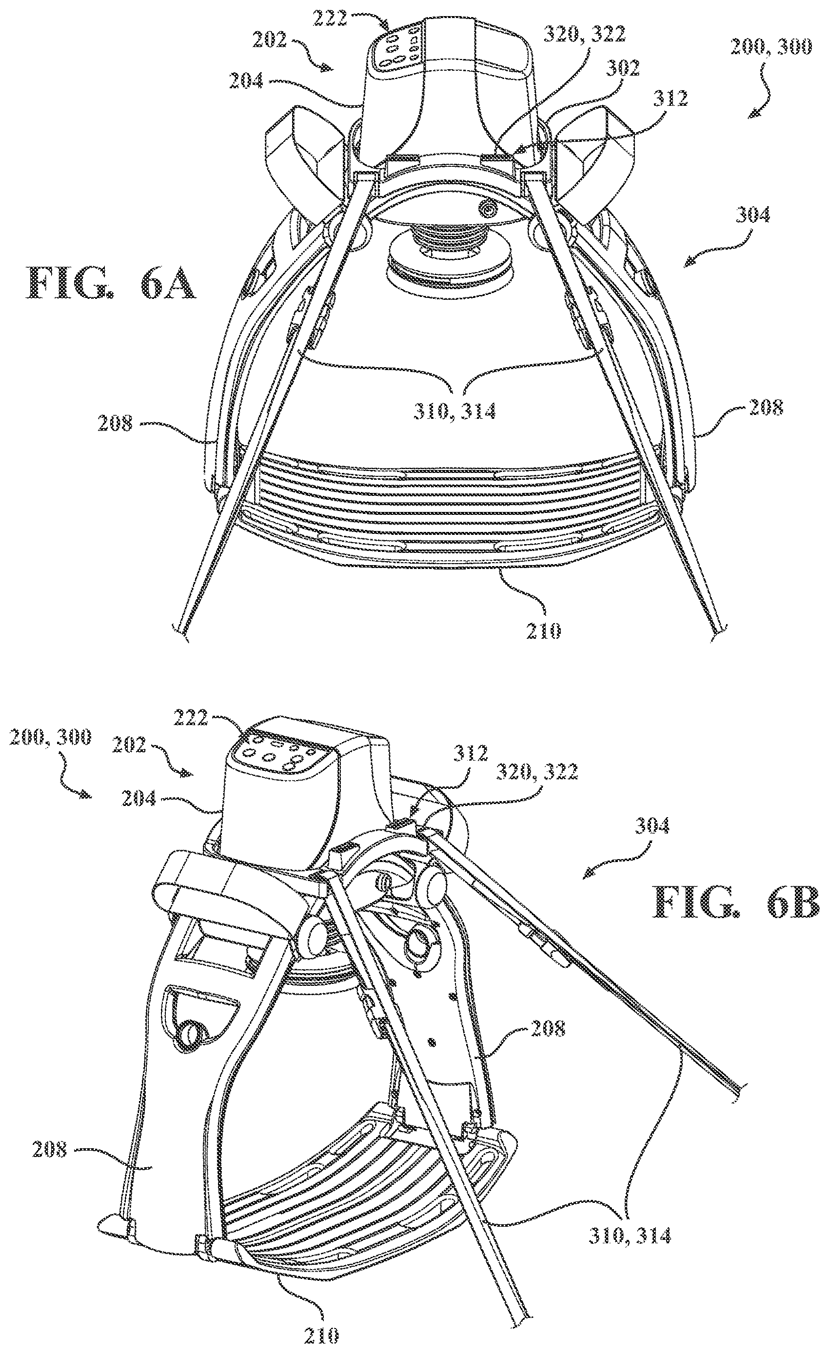 Patent US12616624 Figure 6 – Chest compression system retainer with tethers for use with a patient transport apparatus