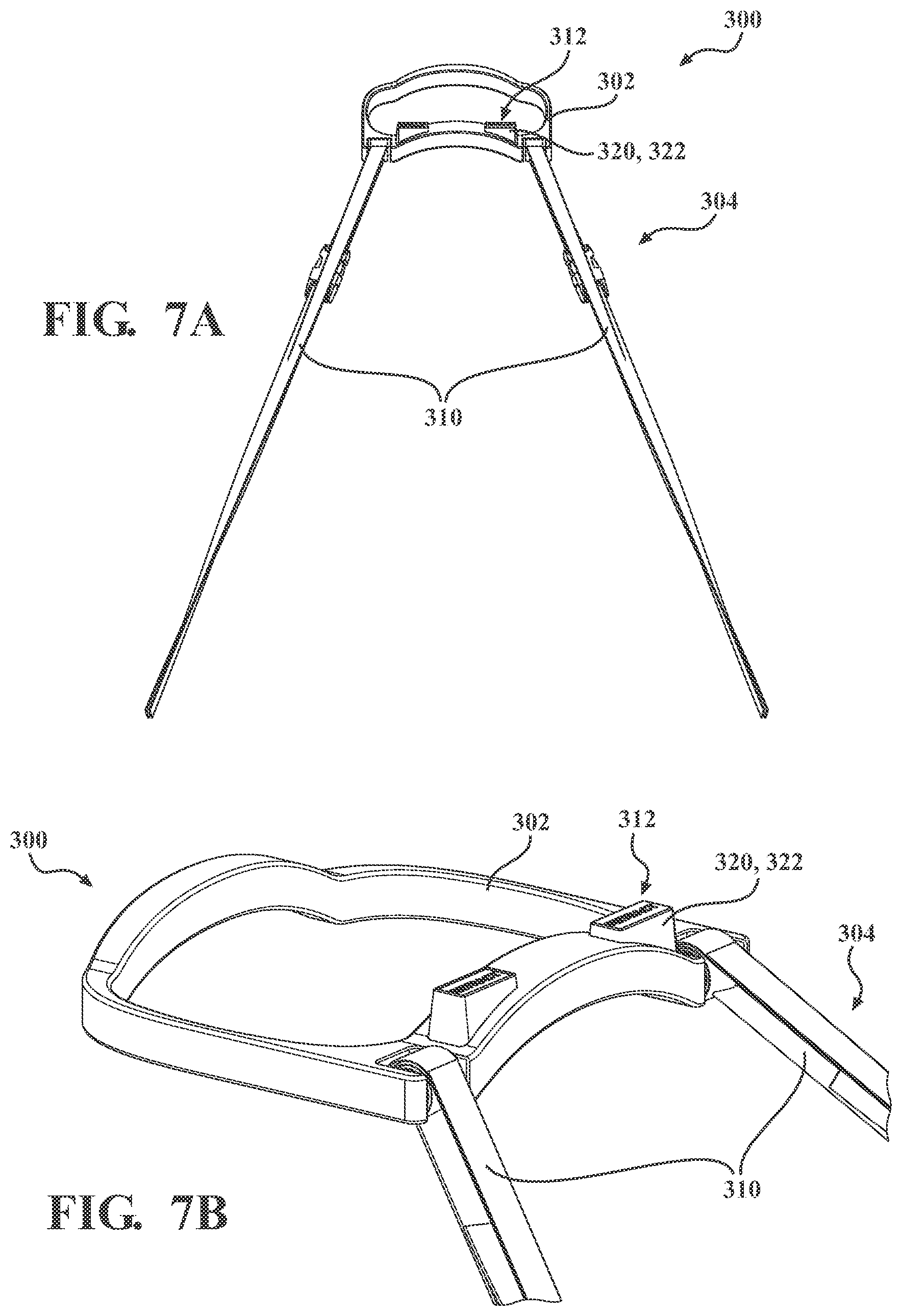 Patent US12616624 Figure 7 – Chest compression system retainer with tethers for use with a patient transport apparatus