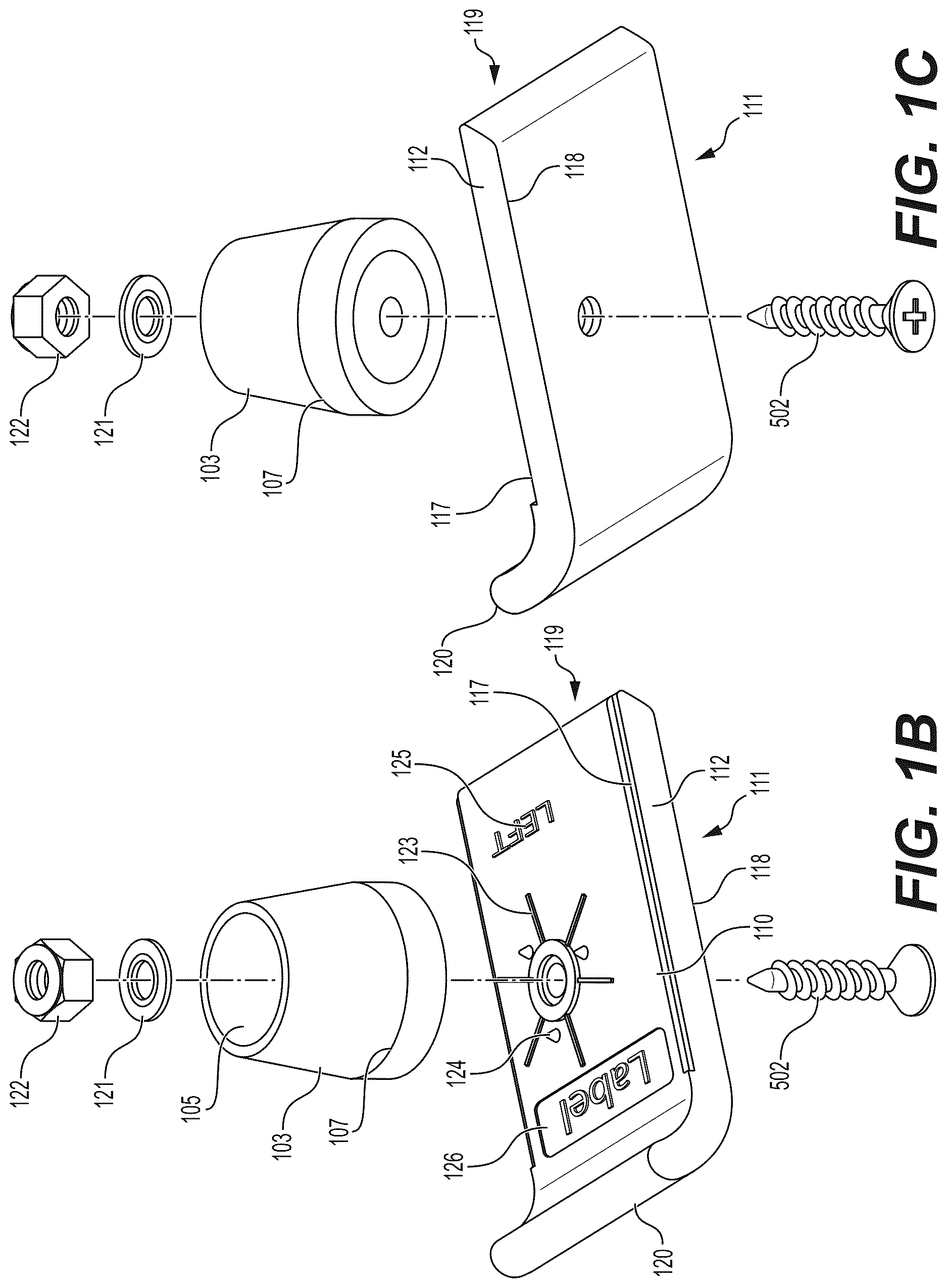 Patent US12616627 Figure 2 – Asymmetrical walker glides with improved stability