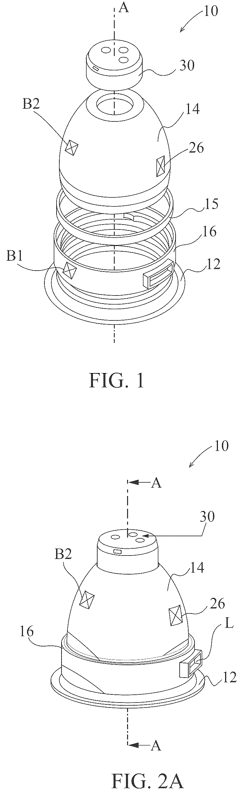 Patent US12616630 Figure 1 – Scar skin massage device