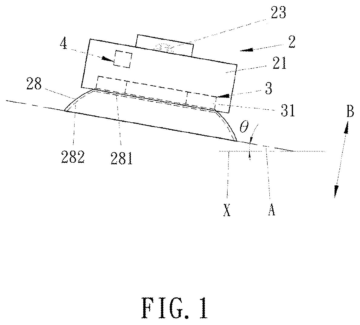 Patent US12616635 Figure 1 – Percussion apparatus for sputum clearance