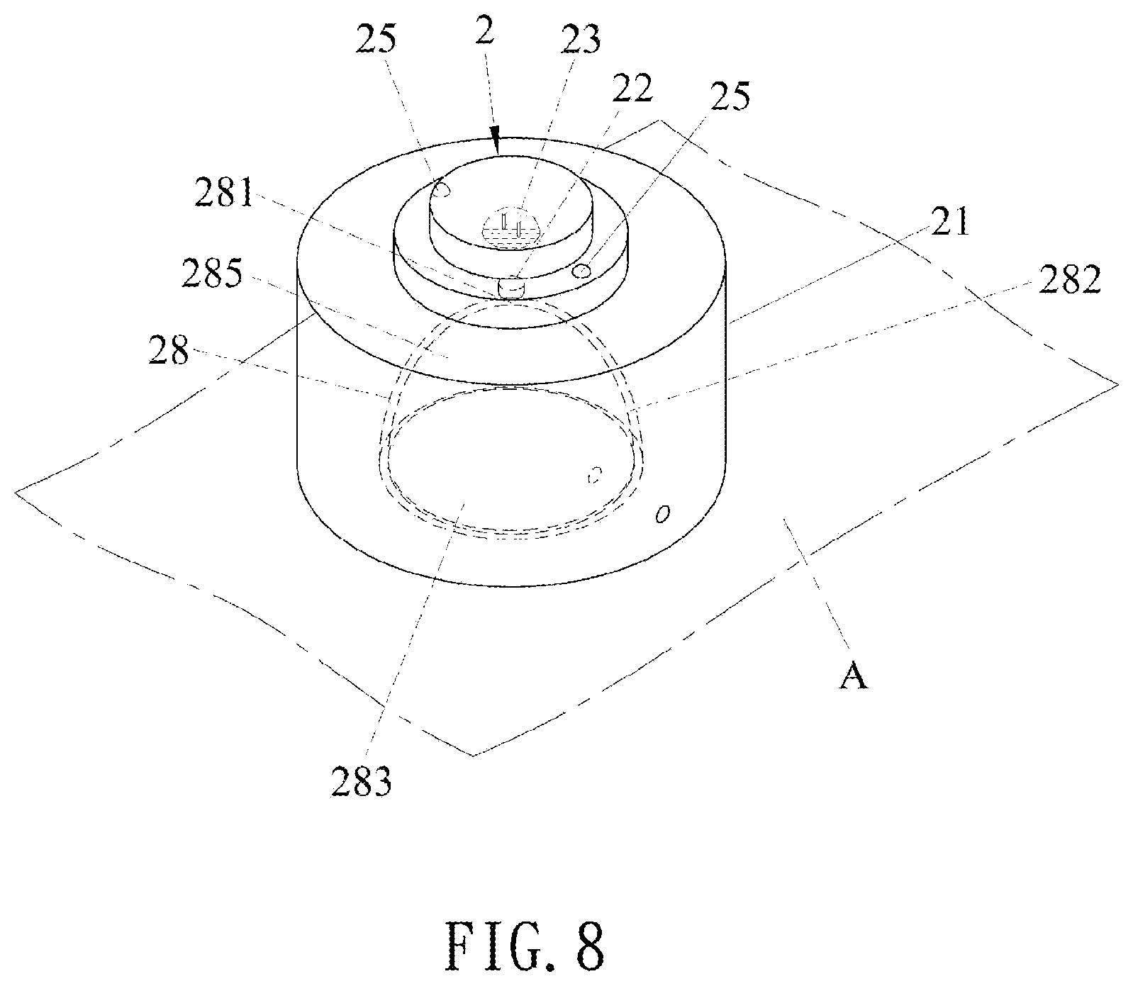 Patent US12616635 Figure 8 – Percussion apparatus for sputum clearance