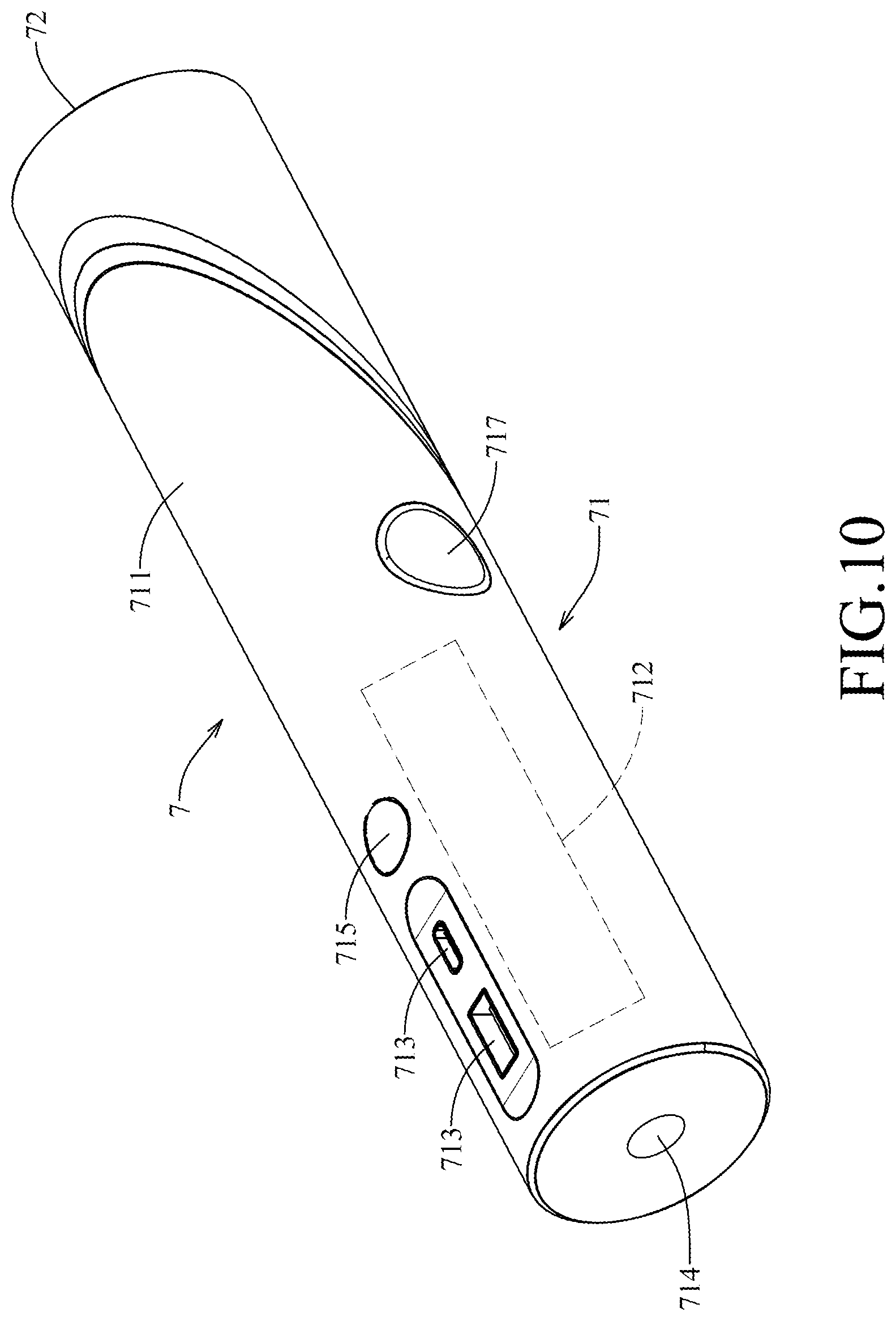 Patent US12616636 Figure 10 – Hand tool for reducing hand vibration