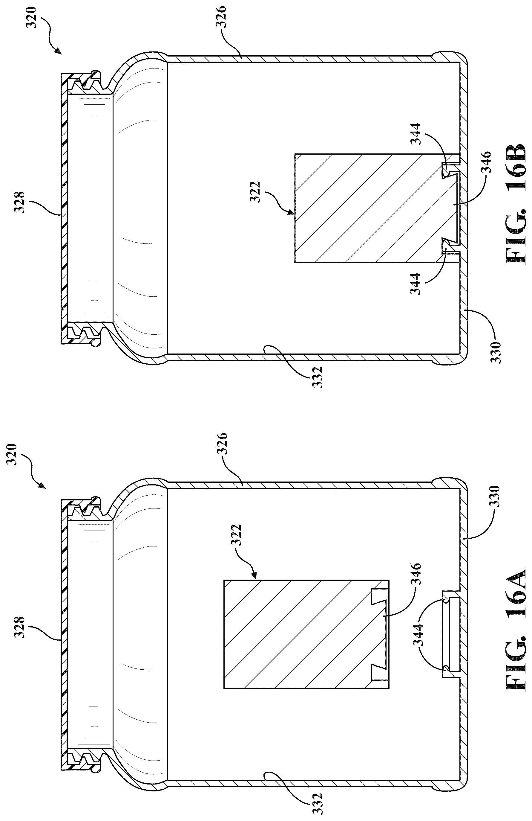 Patent US12616640 Figure 7 – Container having a contents volume indicator