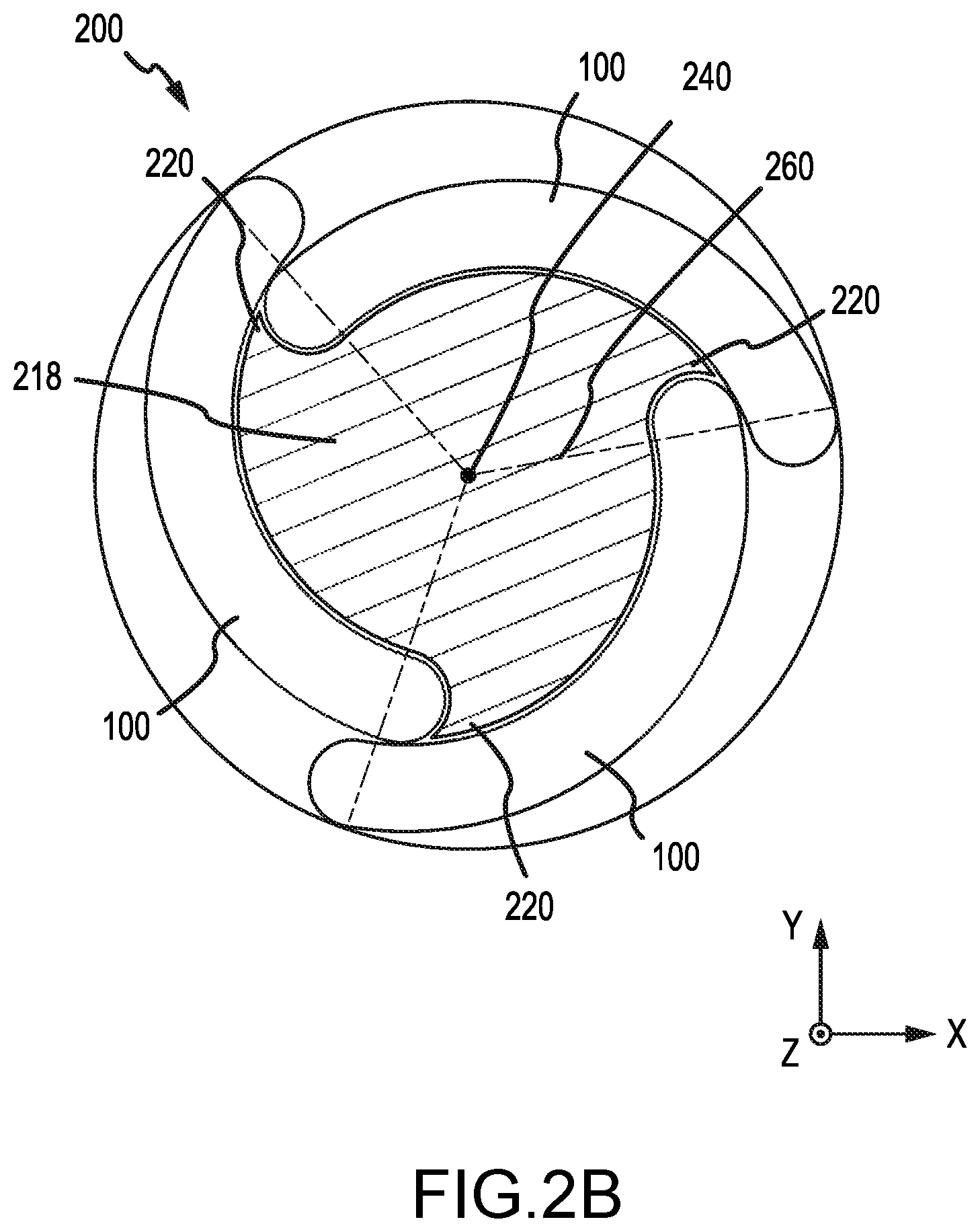 Patent US12616642 Figure 4 – Curved blood cassette system