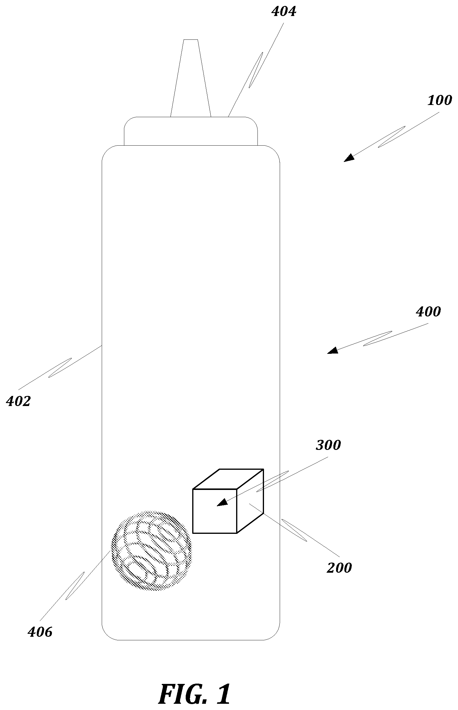 Patent US12616645 — Water soluble shampoo container — Figure 1