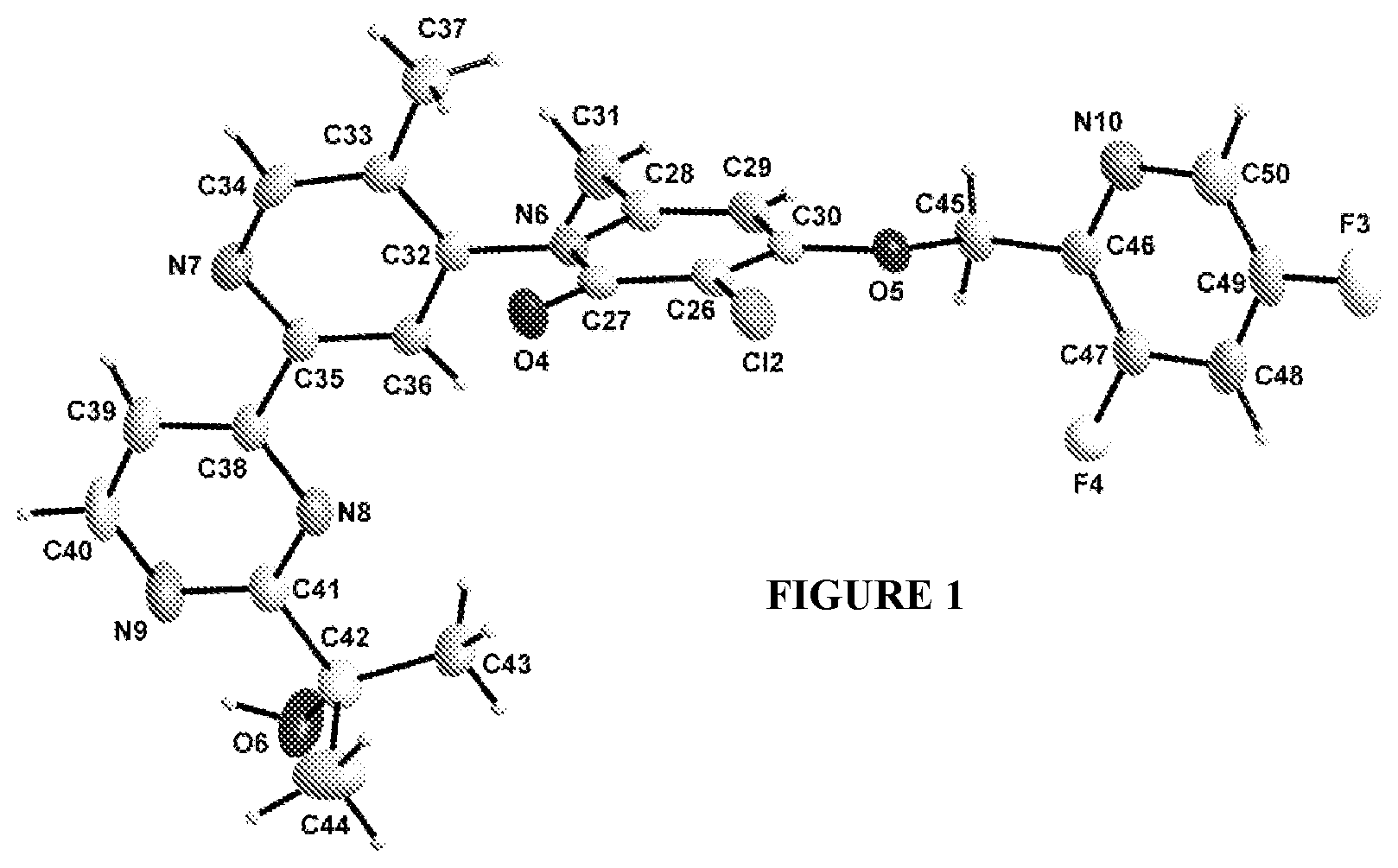 Patent US12616696 Figure 1 – Crystalline forms of (p)-3-chloro-4-((3,5-difluoropyridin-2-yl)methoxy)-2′-(2-(2-hydroxypropan-2-yl)pyrimidin-4-yl)-5′,6-dimethyl-2h-[1,4′-bipyridin]-2-one