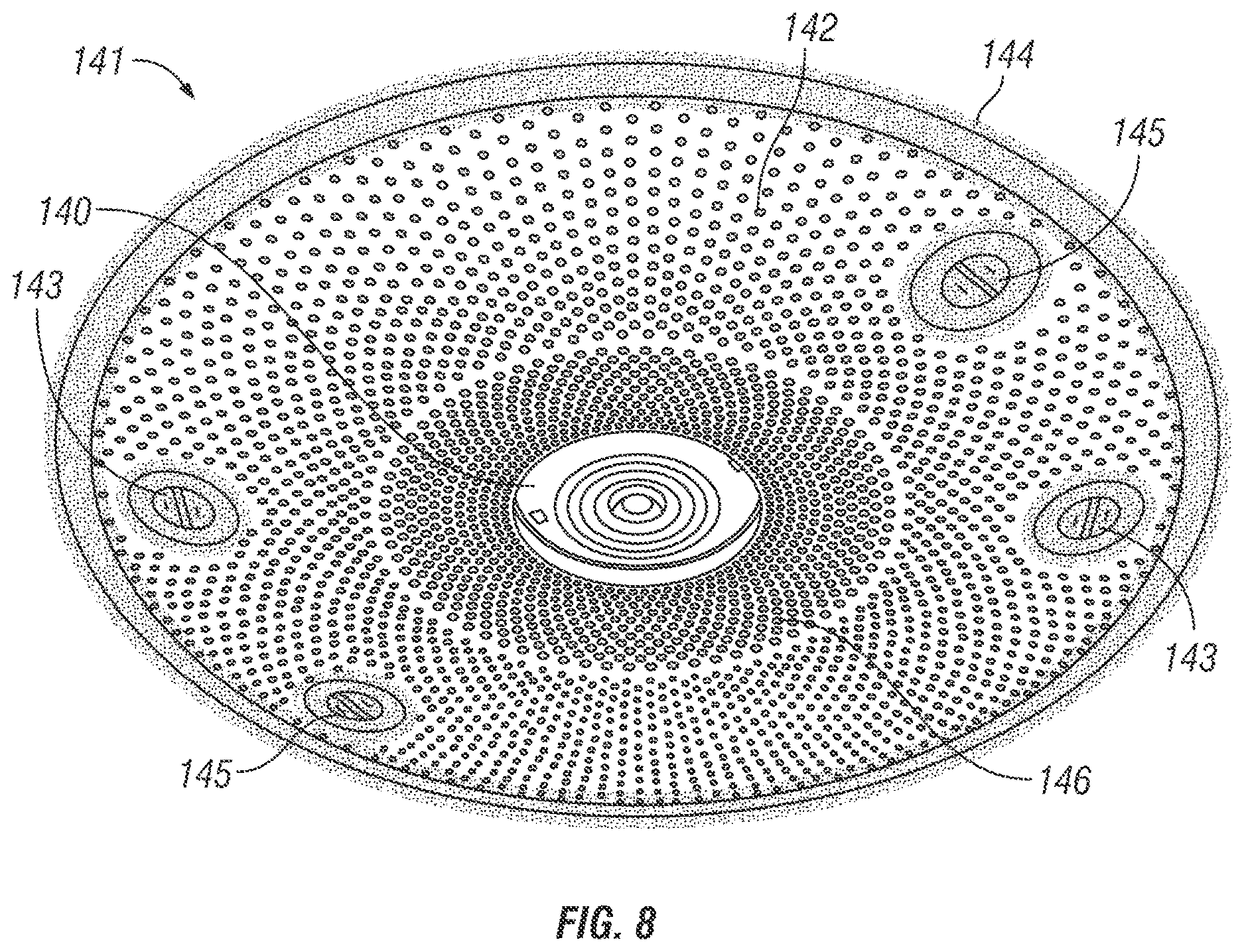 Patent US12616763 Figure 8 – Quick connect device with disinfection feature and lighting fixture for lighting and disinfection