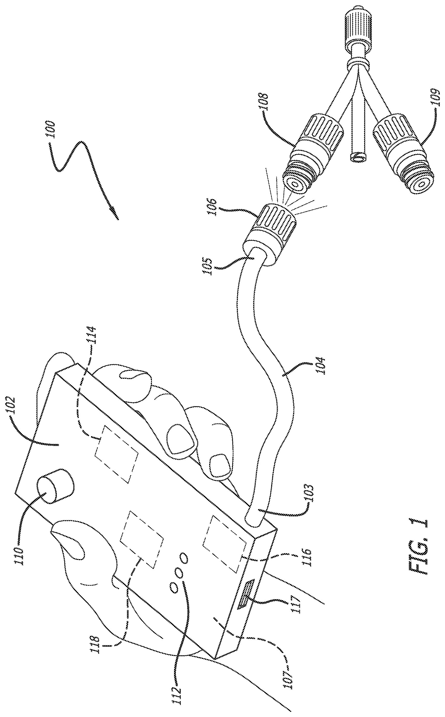 Patent US12616765 — UV integrated disinfecting cap — Figure 1