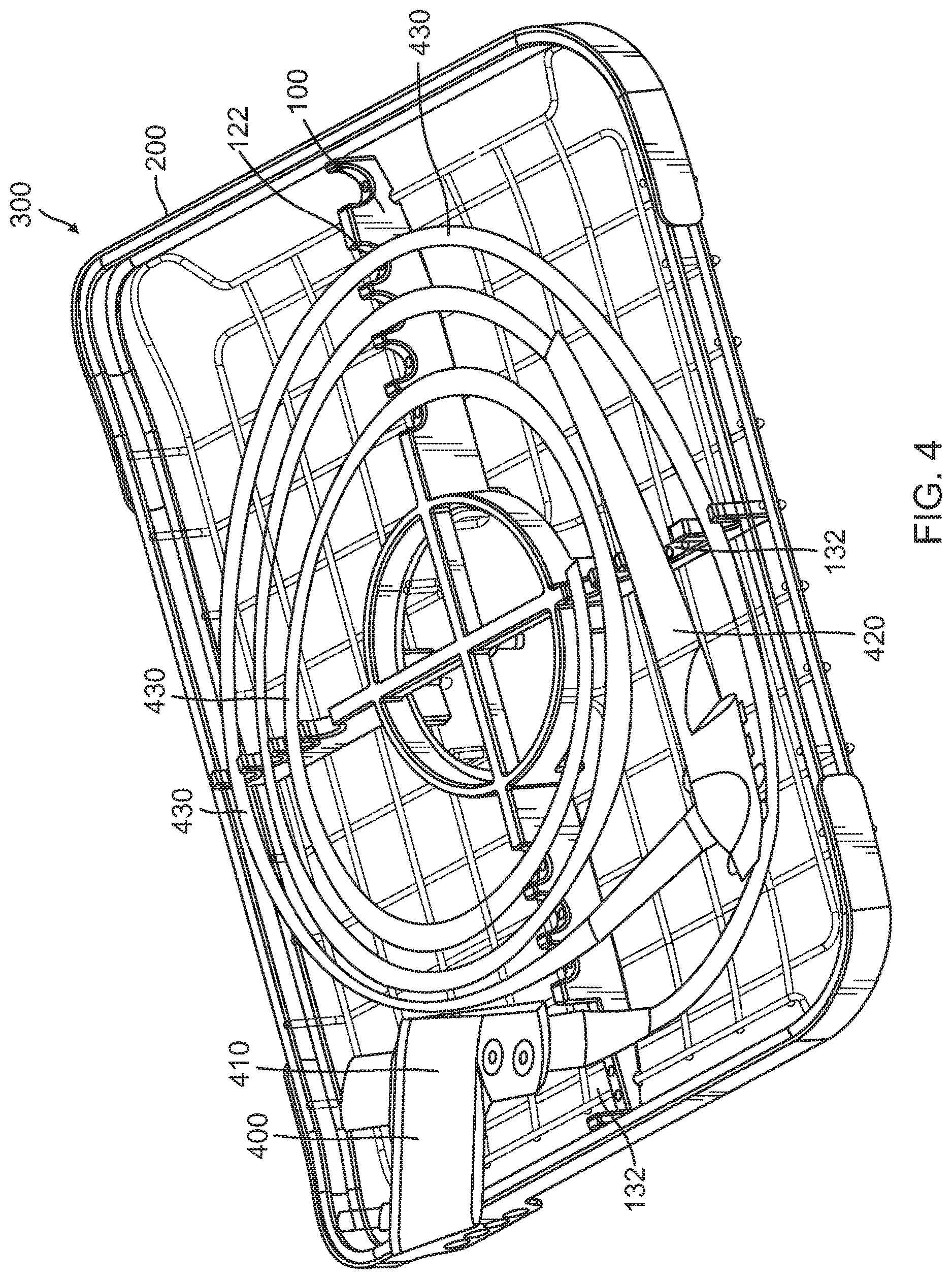 Patent US12616768 Figure 4 – Endoscope decontamination rack