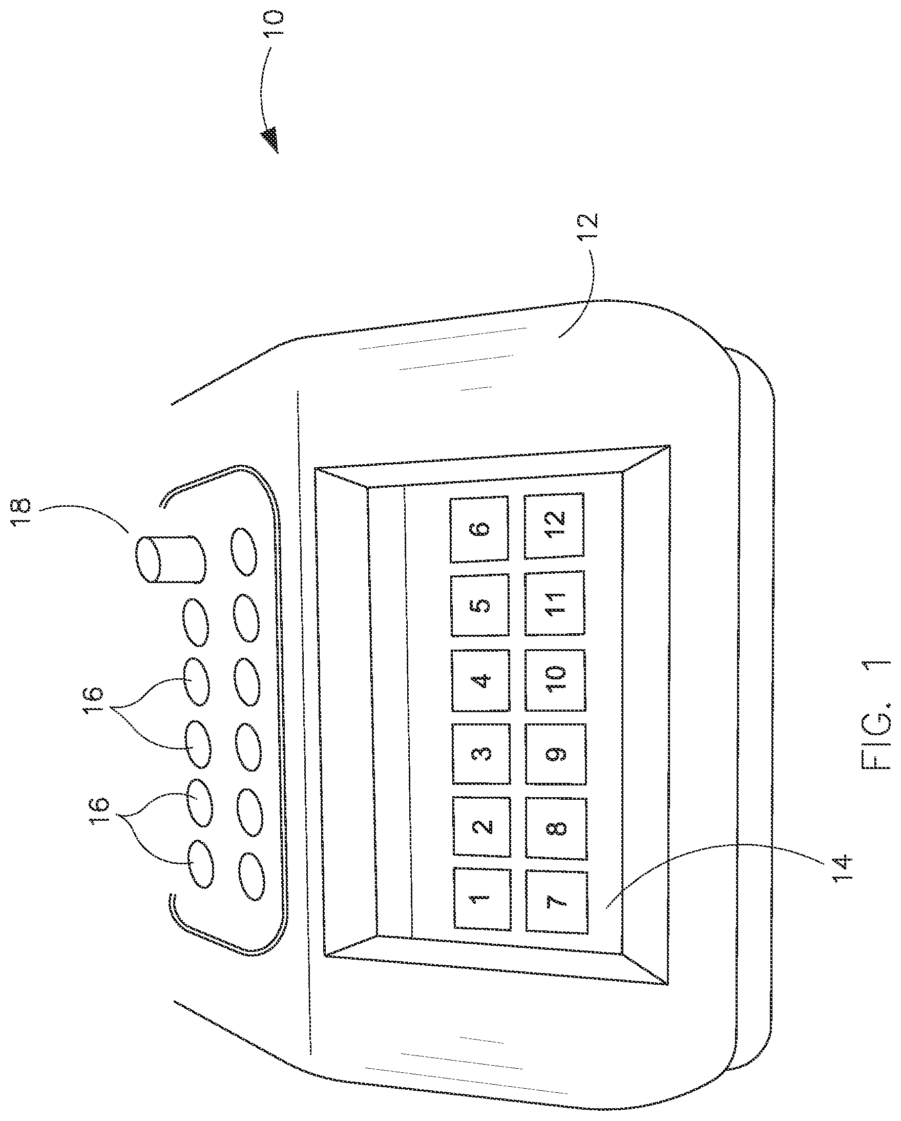 Patent US12616769 Figure 1 – Biological indicator reader with graphical user interface and methods of use