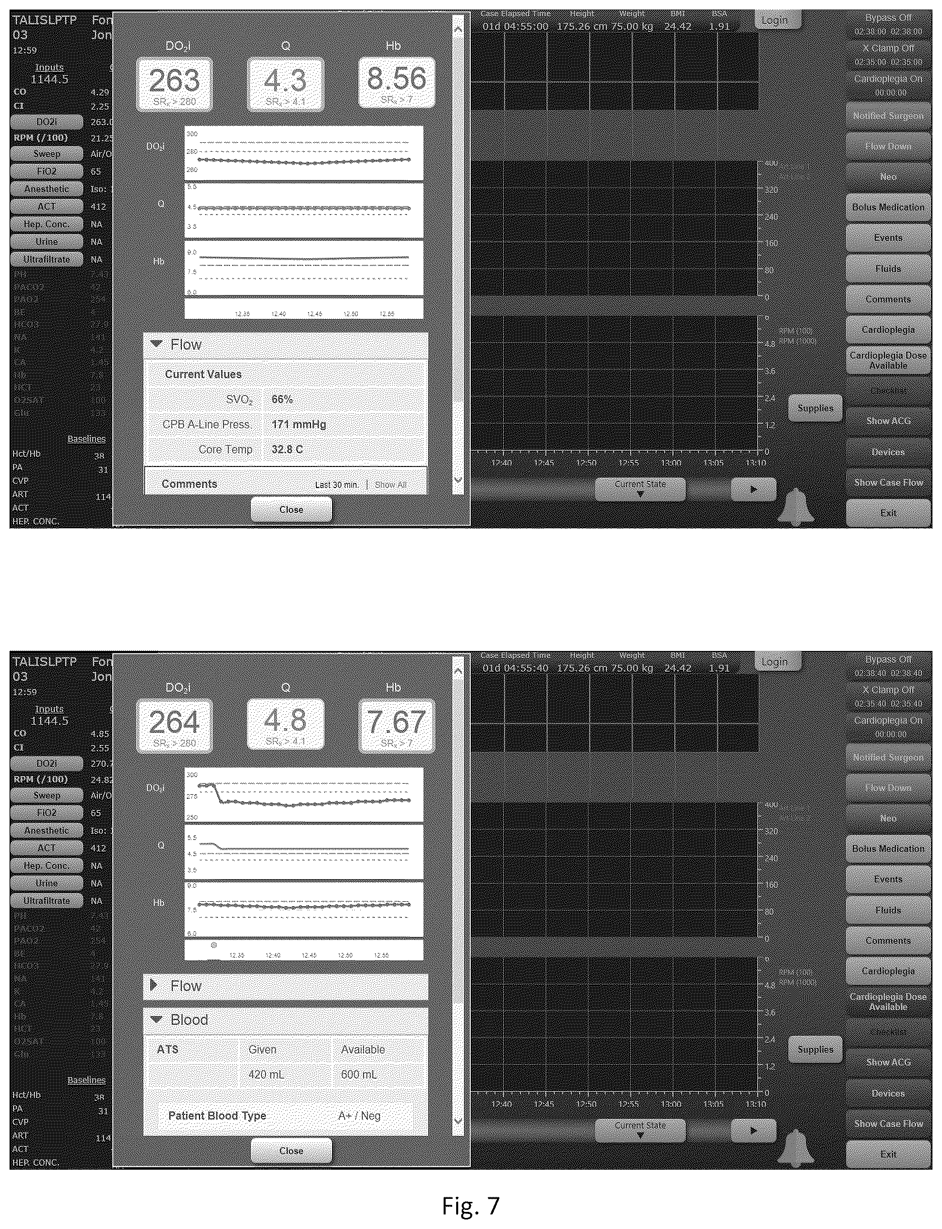 Patent US12616787 Figure 7 – Monitoring system for care protocols