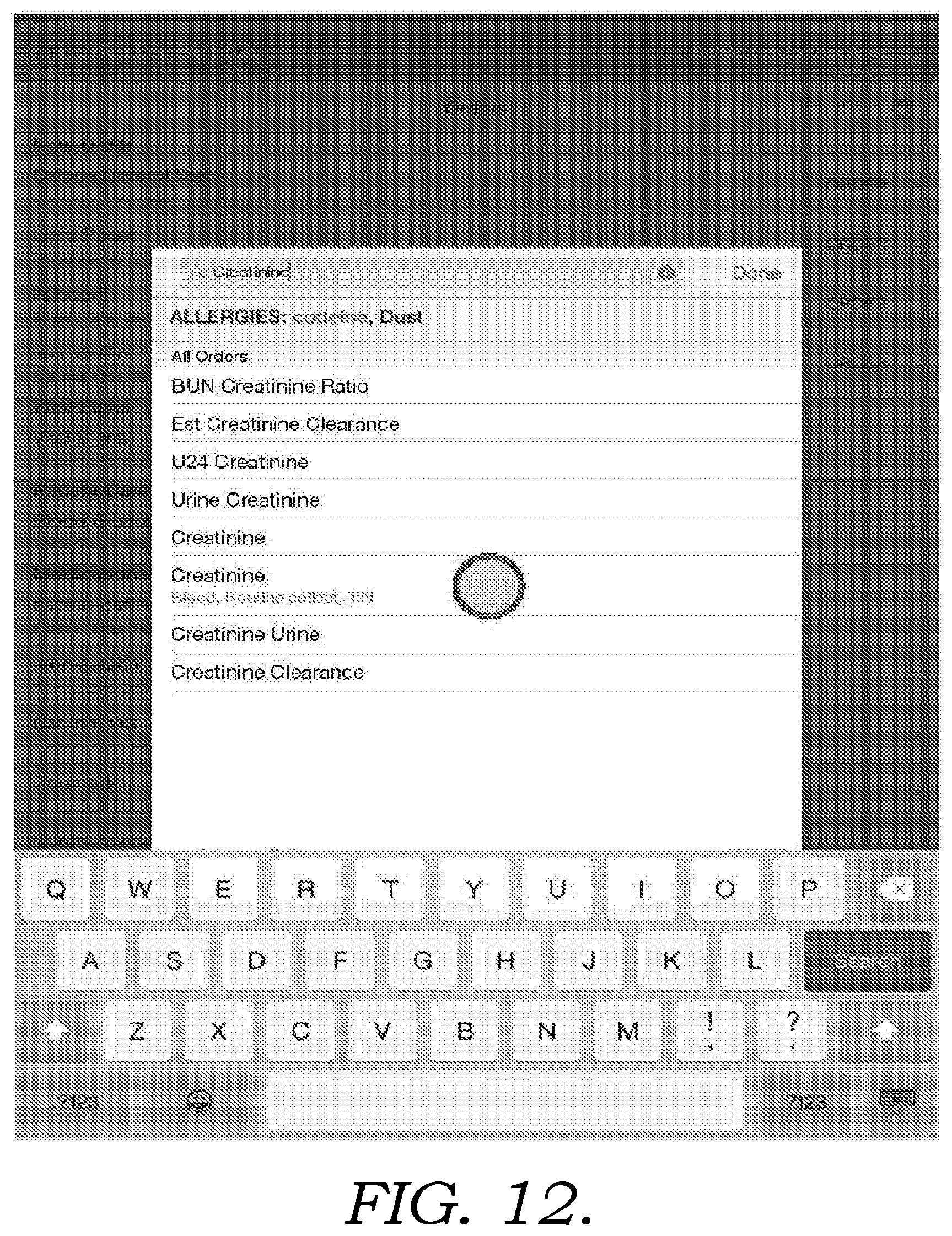 Patent US12616788 Figure 12 – Clinical notifications