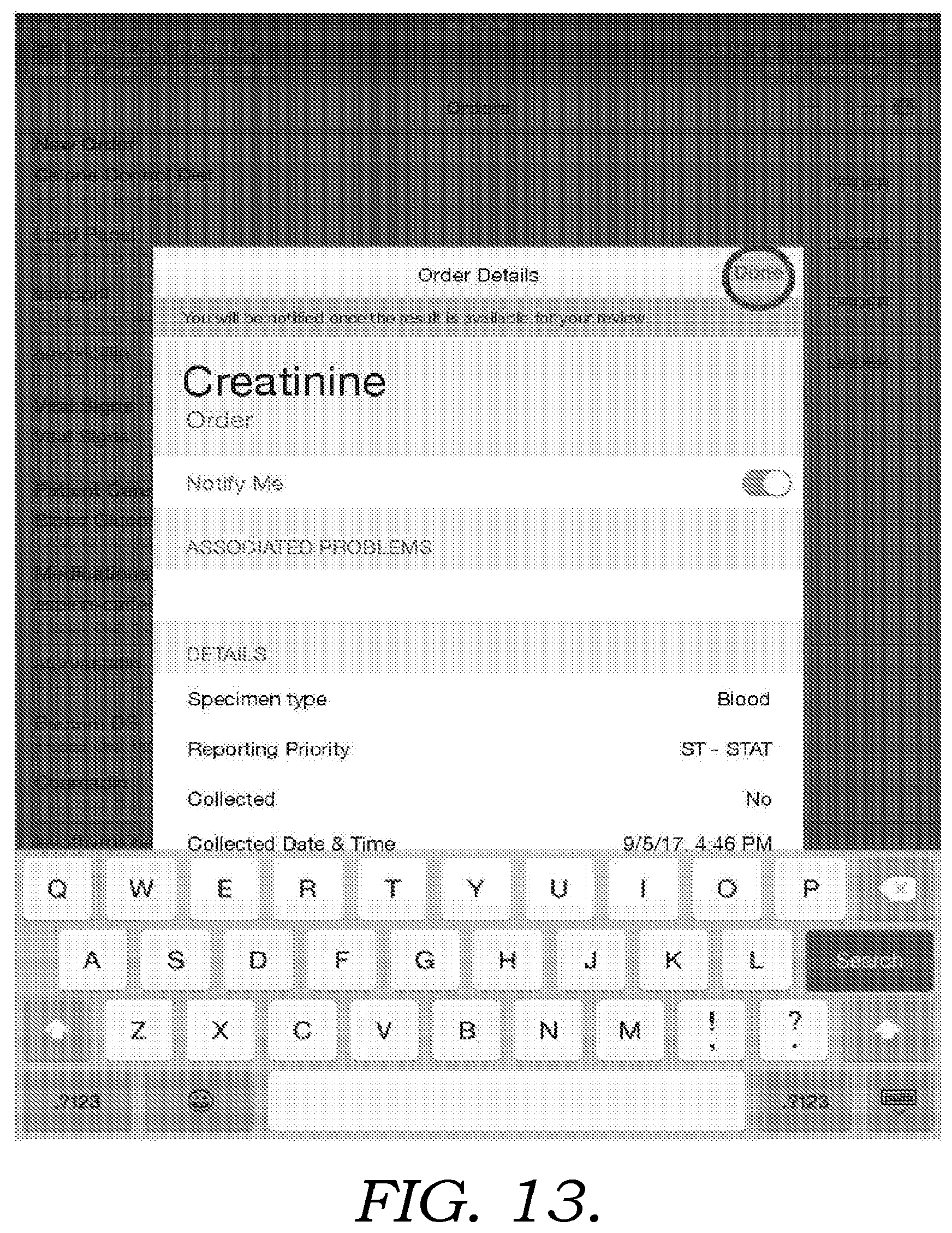 Patent US12616788 Figure 13 – Clinical notifications