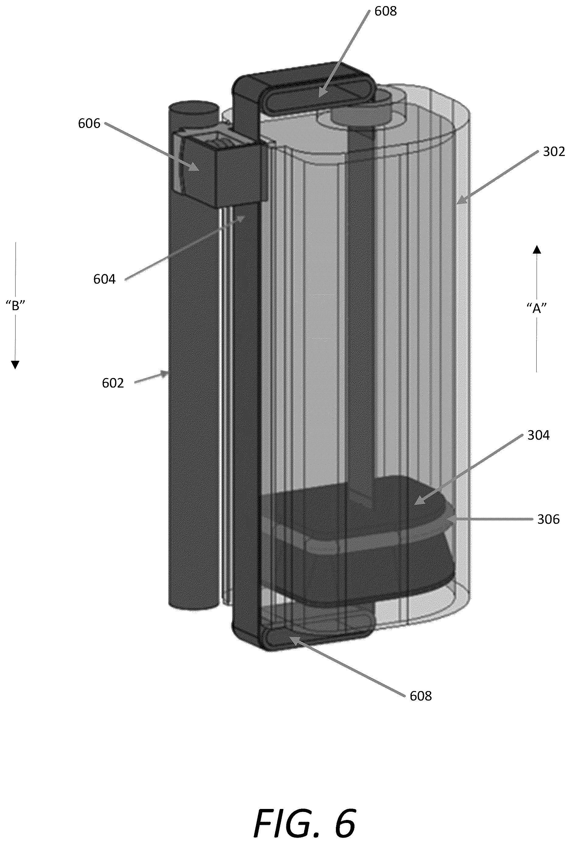 Patent US12616790 Figure 6 – Pumping mechanism with wire-pulled plunger