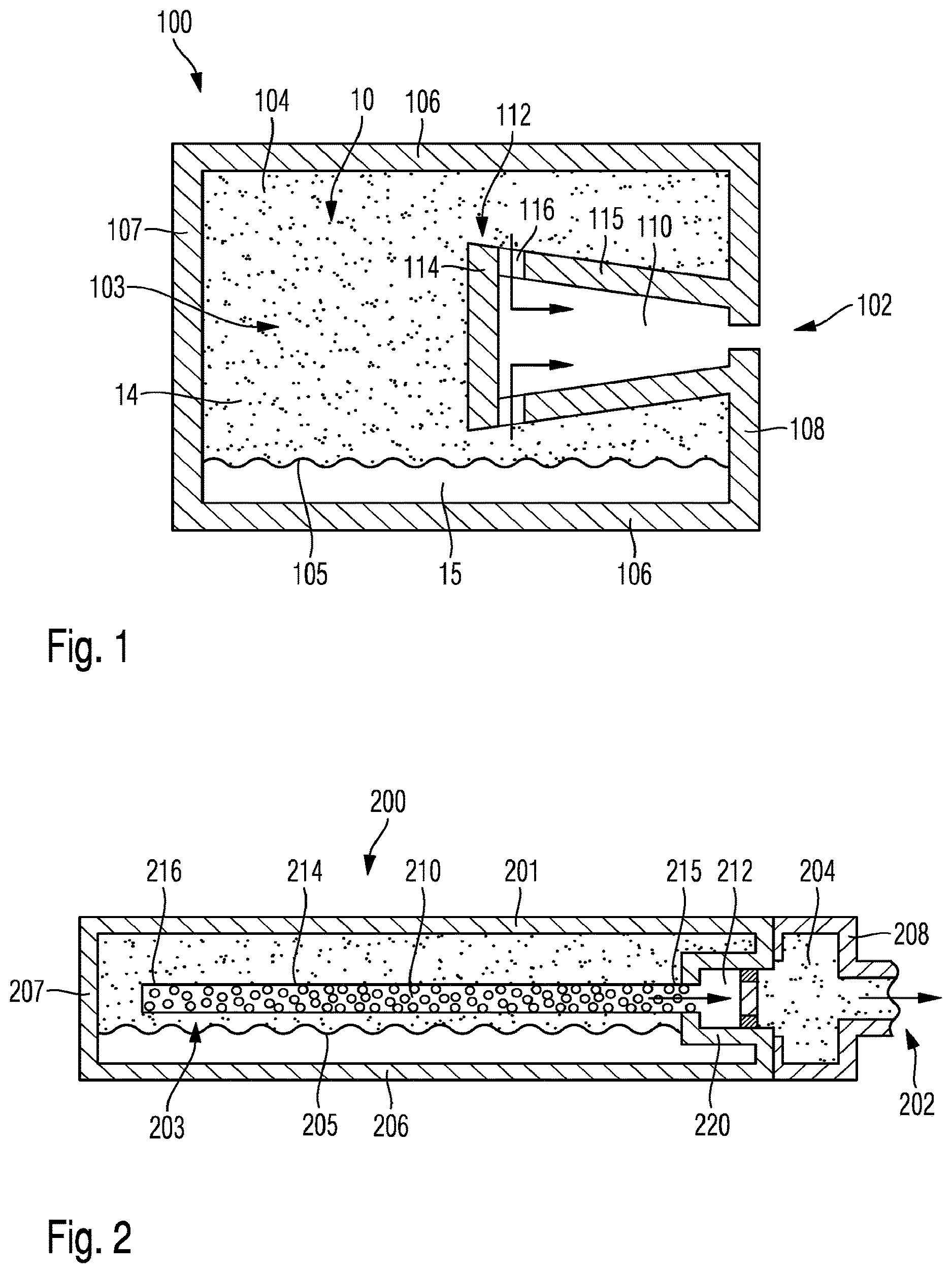 Patent US12616792 Figure 1 – Pressure container for driving a medical device