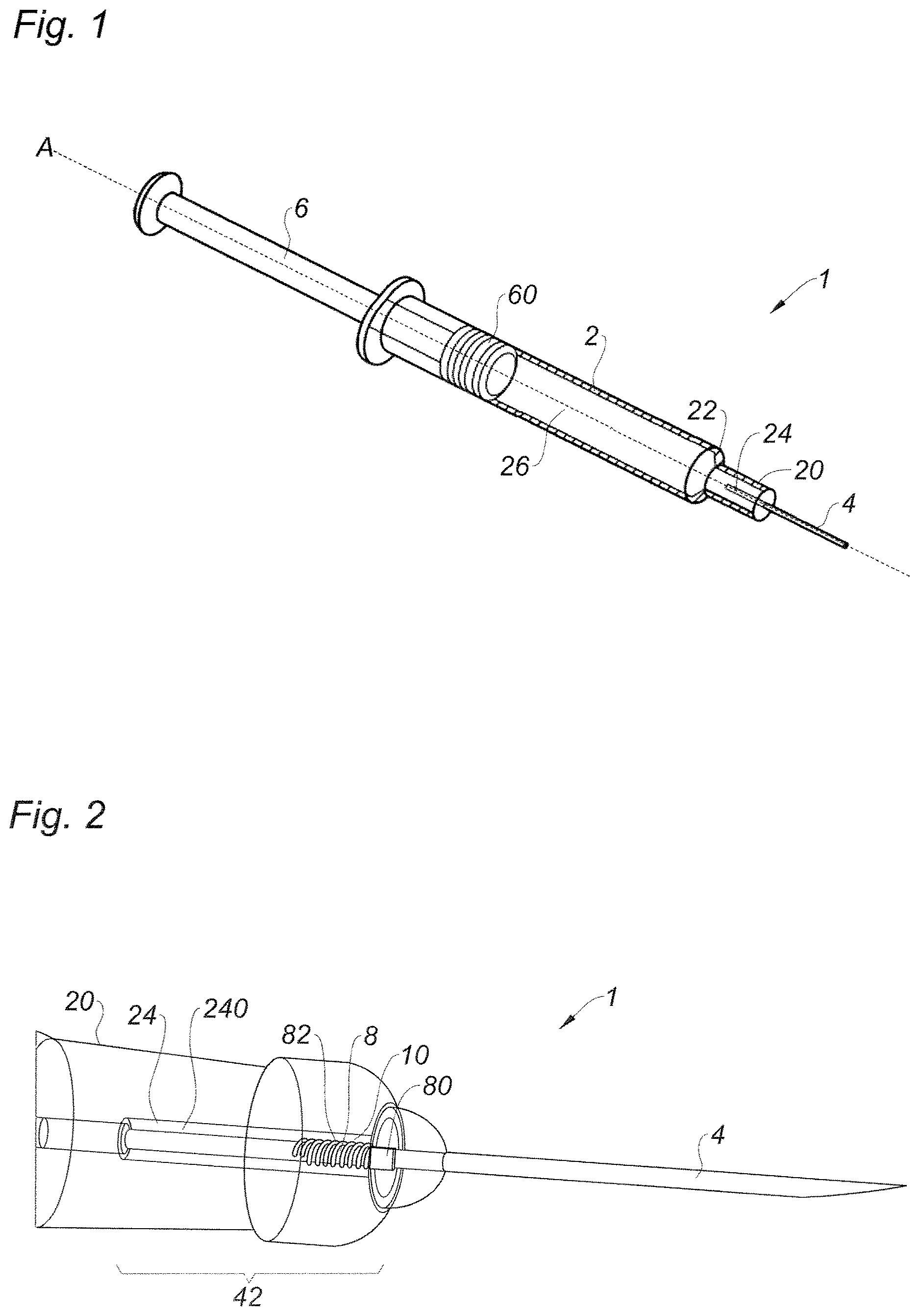 Patent US12616794 Figure 1 – Medical container, such as a pre-fillable or prefilled syringe, comprising a RFID tag for remote identification of said medical container