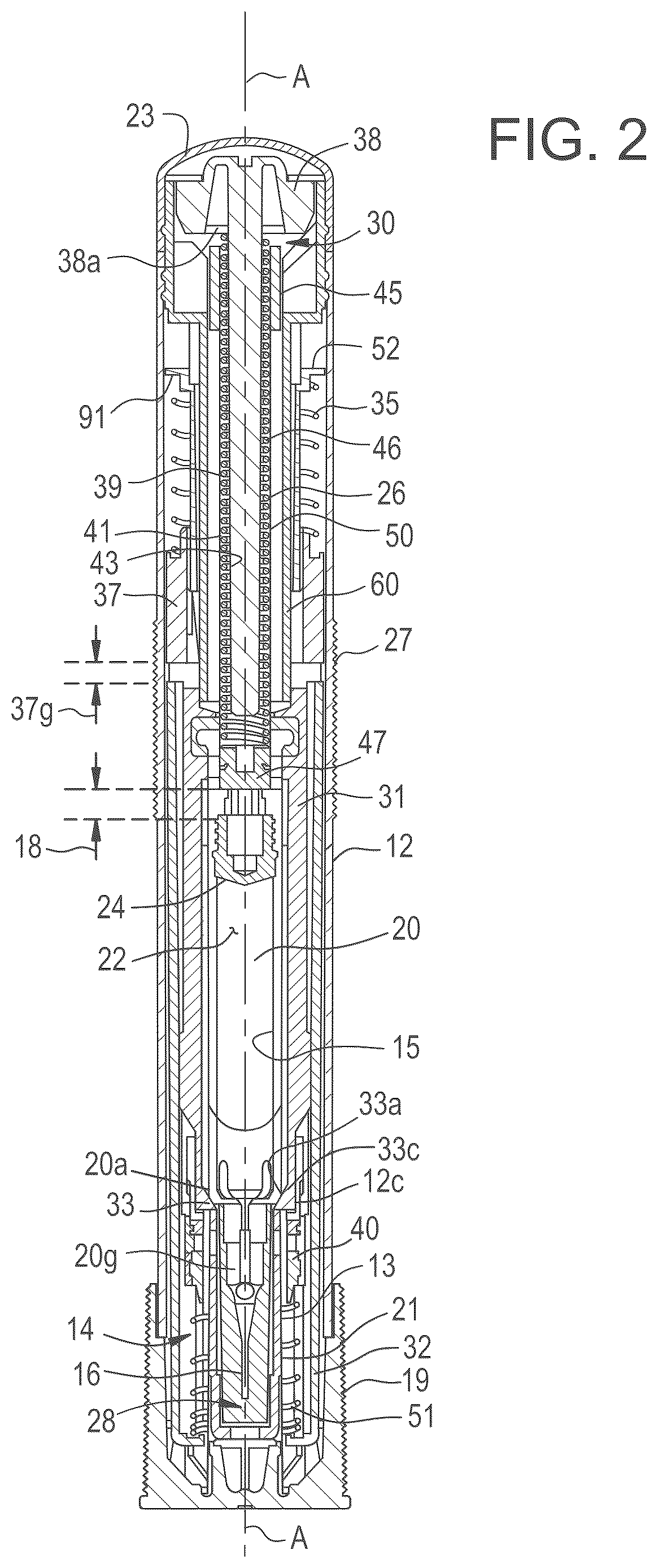 Patent US12616795 Figure 3 – Drug delivery device and methods of delivering a drug