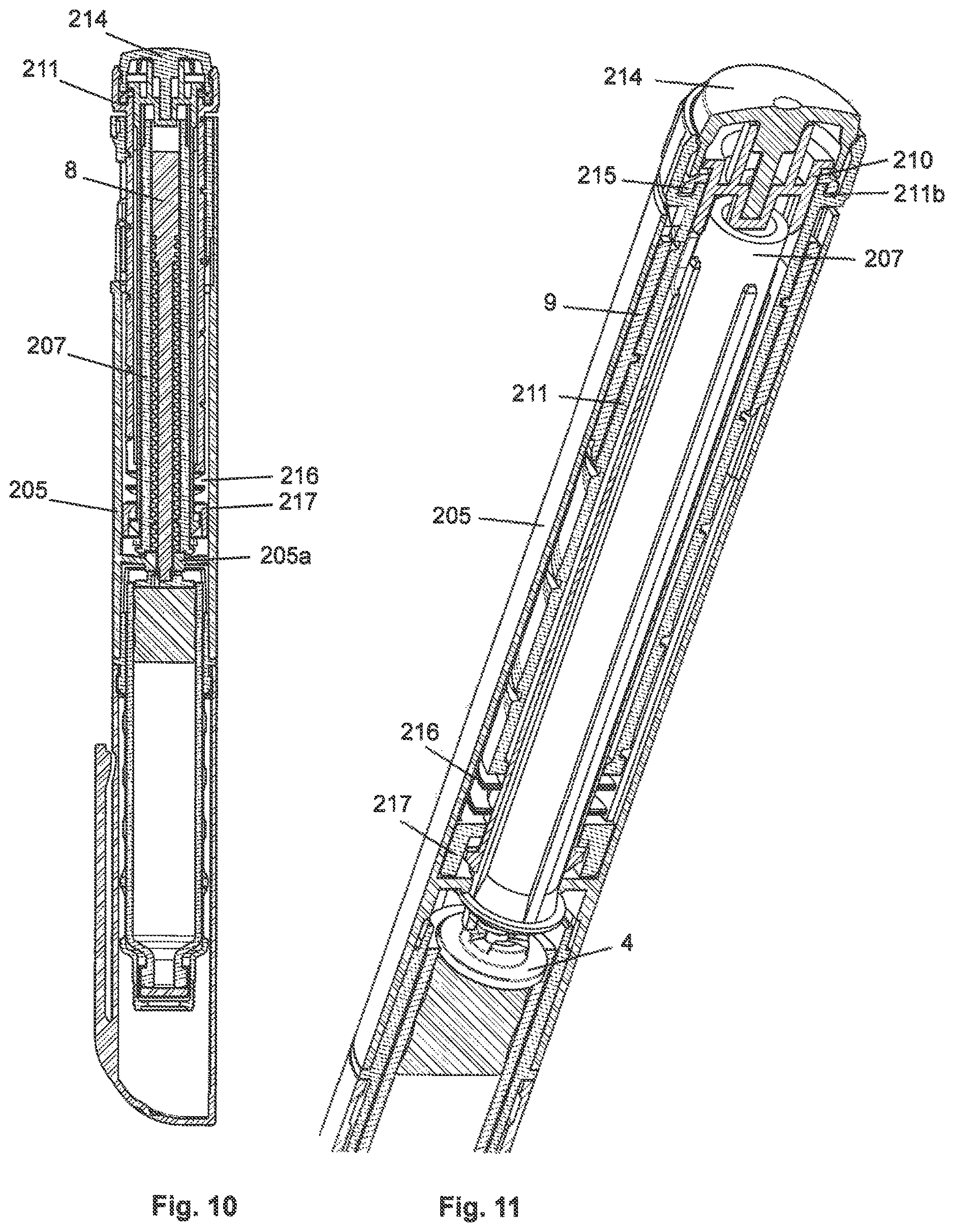 Patent US12616797 Figure 7 – Injection unit for administering or delivering a fluid product