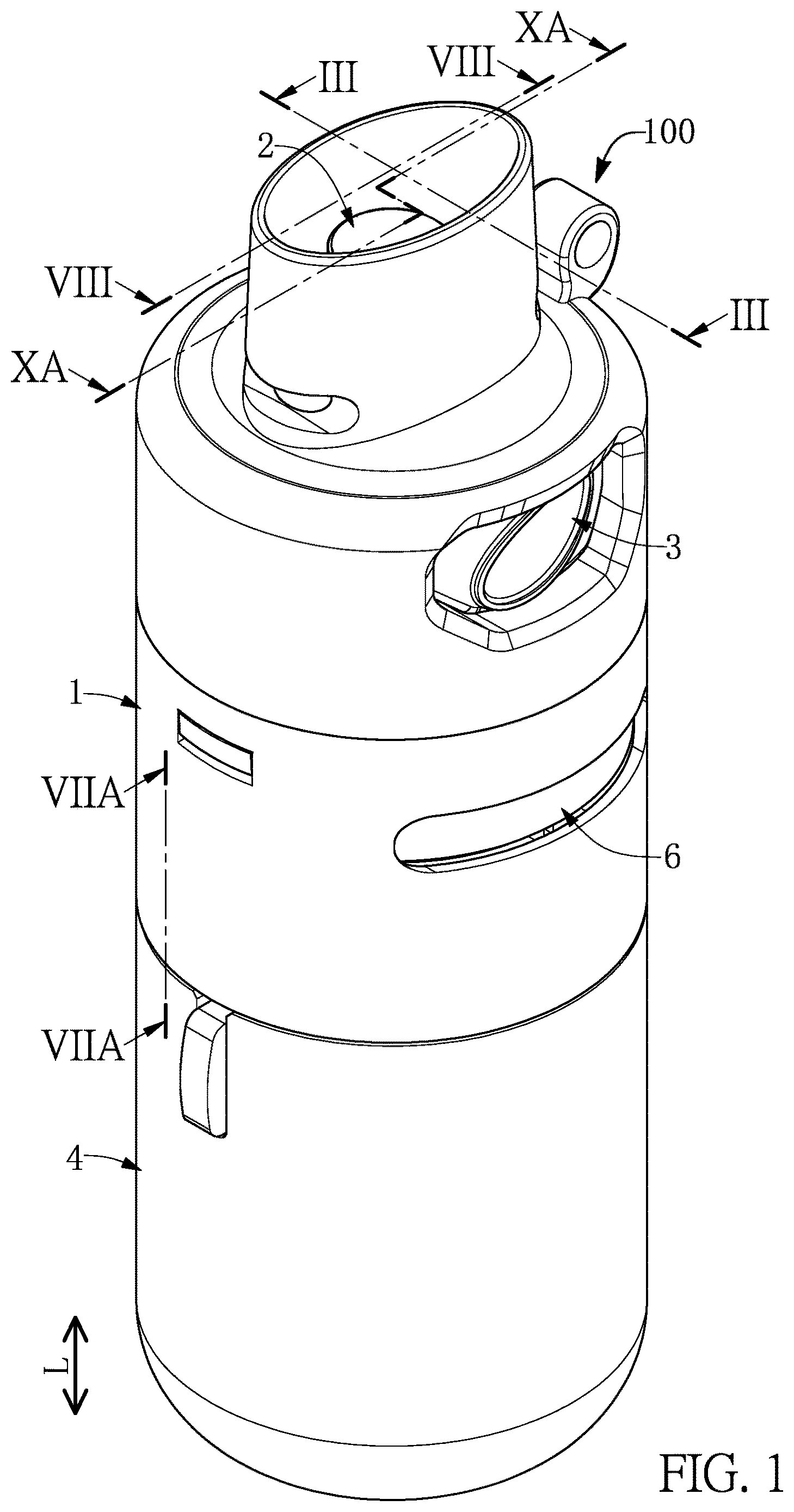 Patent US12616804 — Nebulizer — Figure 1