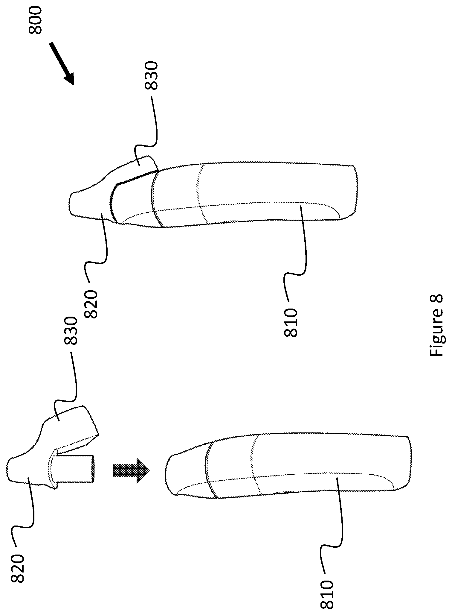 Patent US12616805 Figure 9 – Non-combustible aerosol delivery system, filter unit and assembly