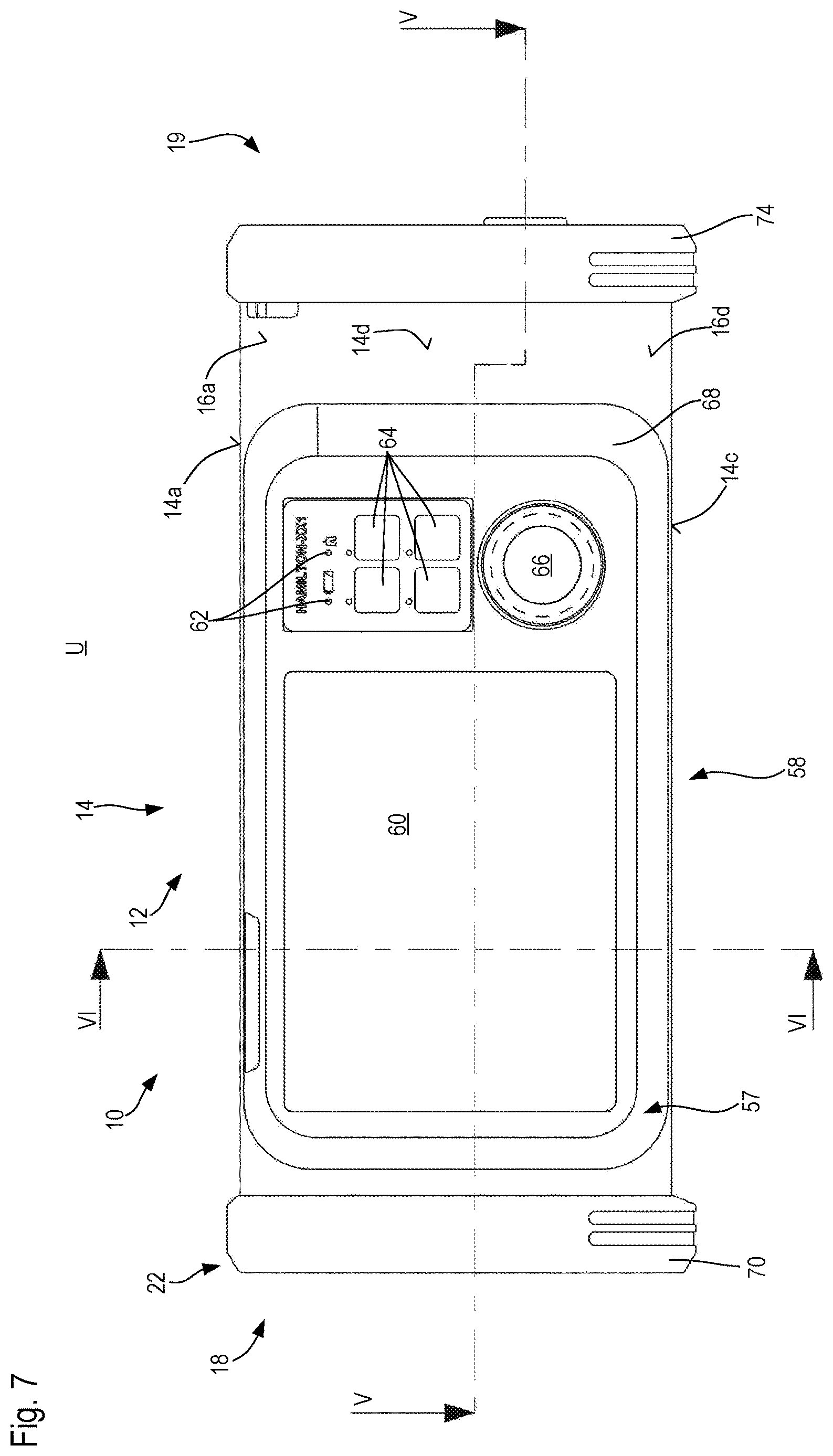 Patent US12616811 Figure 6 – Emergency ventilator with a fan which is cooled in a conductive and convective manner