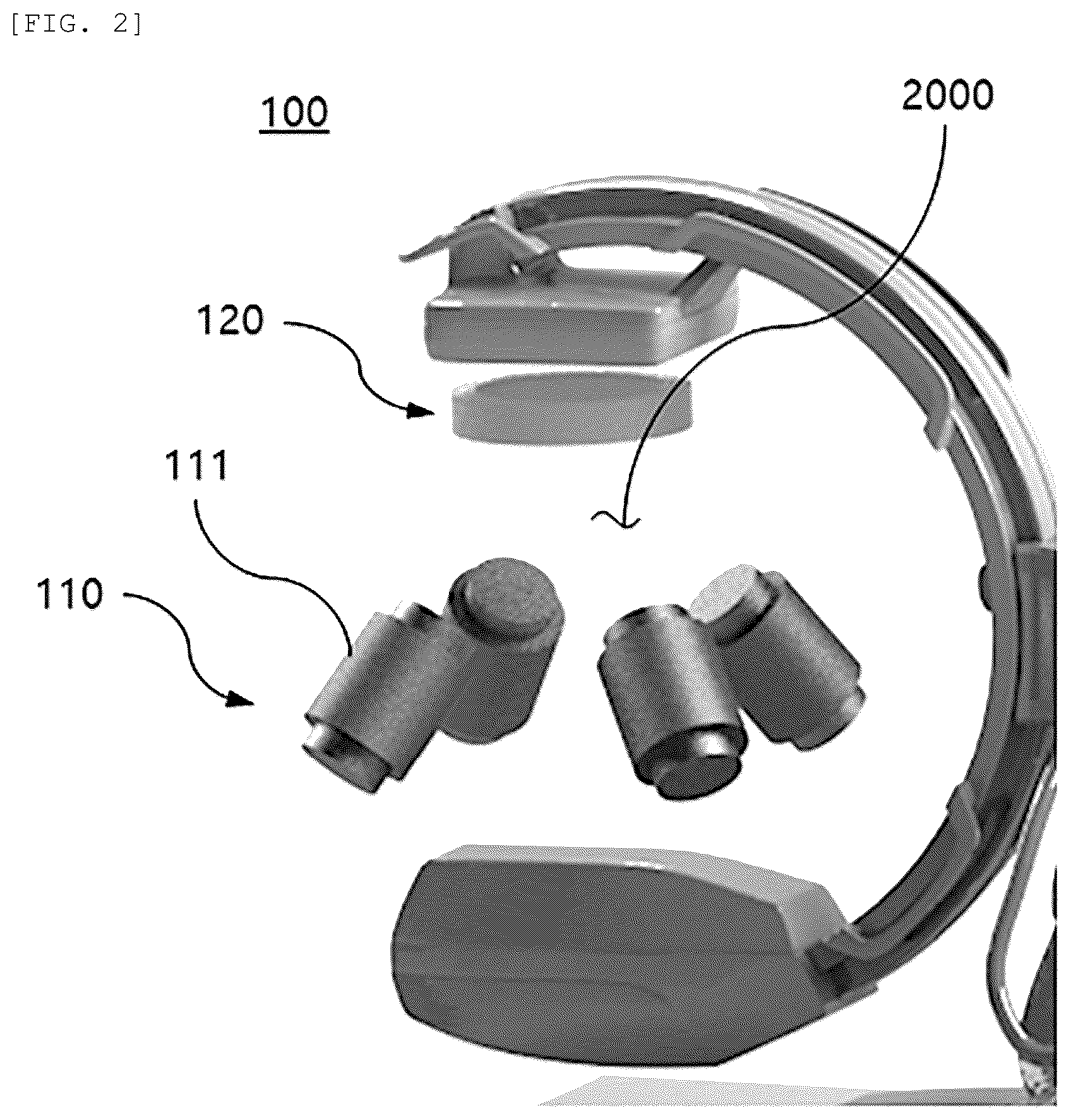 Patent US12616818 Figure 2 – Magnetic actuation system compatible with C-arm