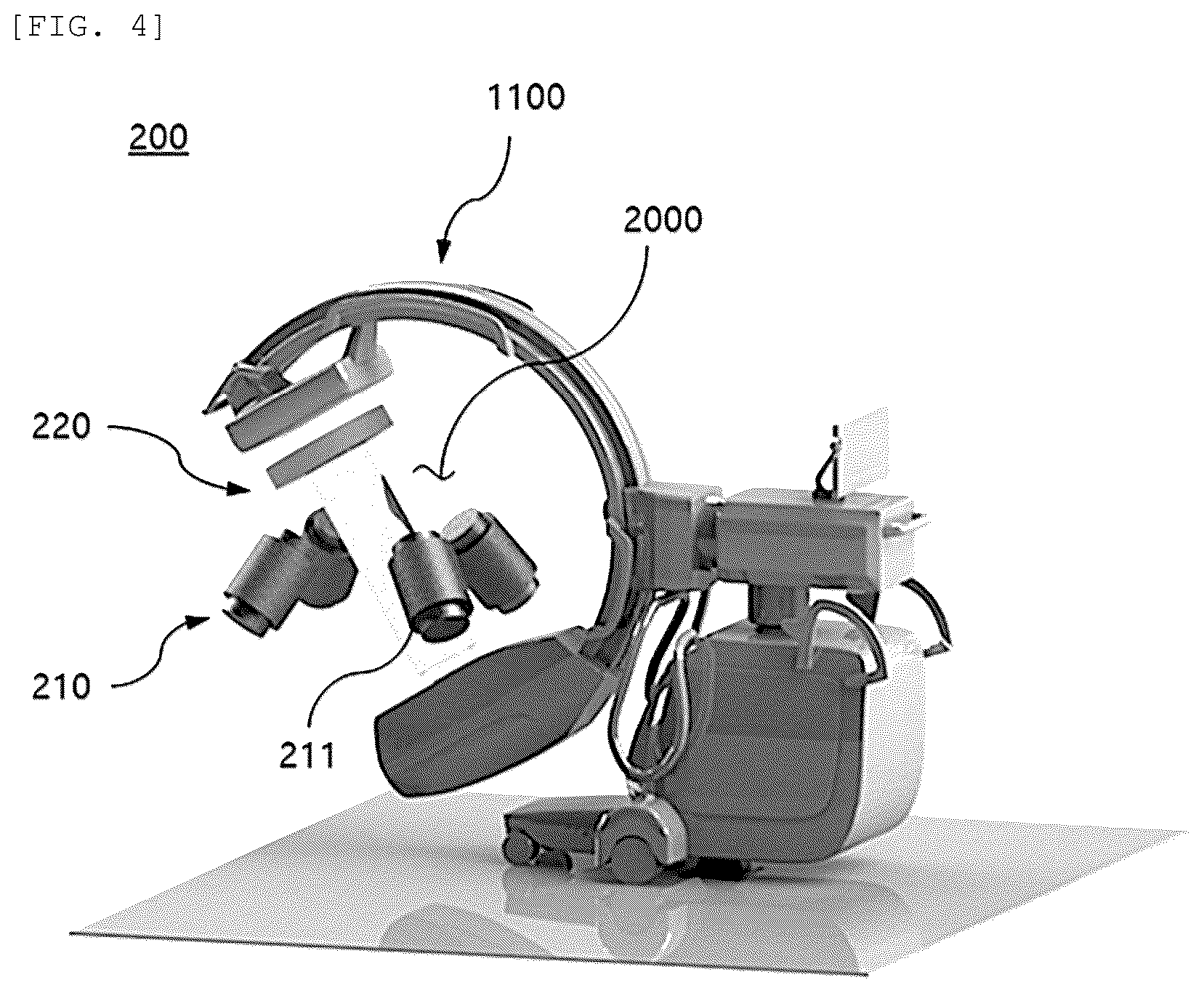 Patent US12616818 Figure 4 – Magnetic actuation system compatible with C-arm