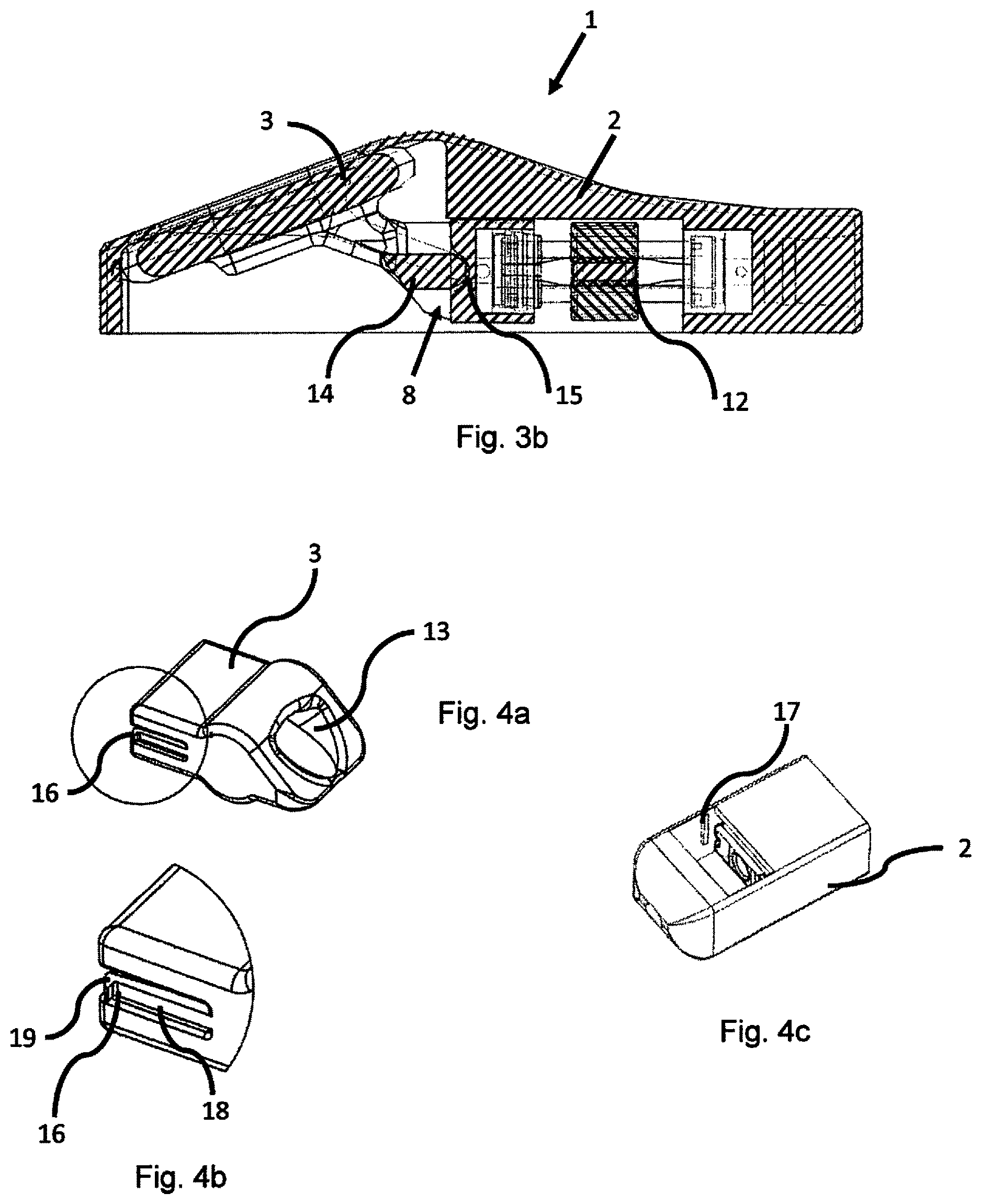 Patent US12616825 Figure 3 – Implantable access device for accessing the vascular system of a human or animal body, particularly subcutaneously implantable access port