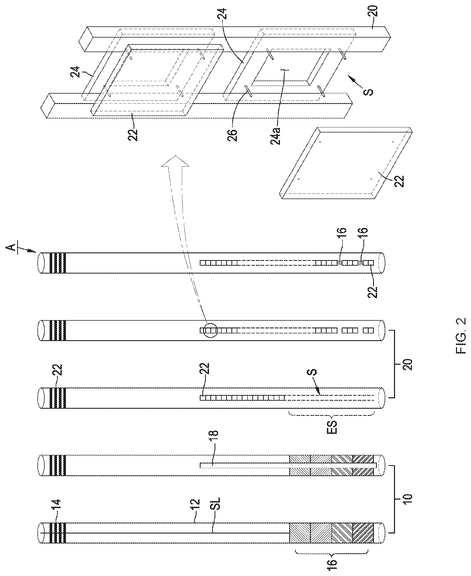 Patent US12616830 Figure 2 – Lead structure for applying electrical stimulation to body organ, and electrode system using same