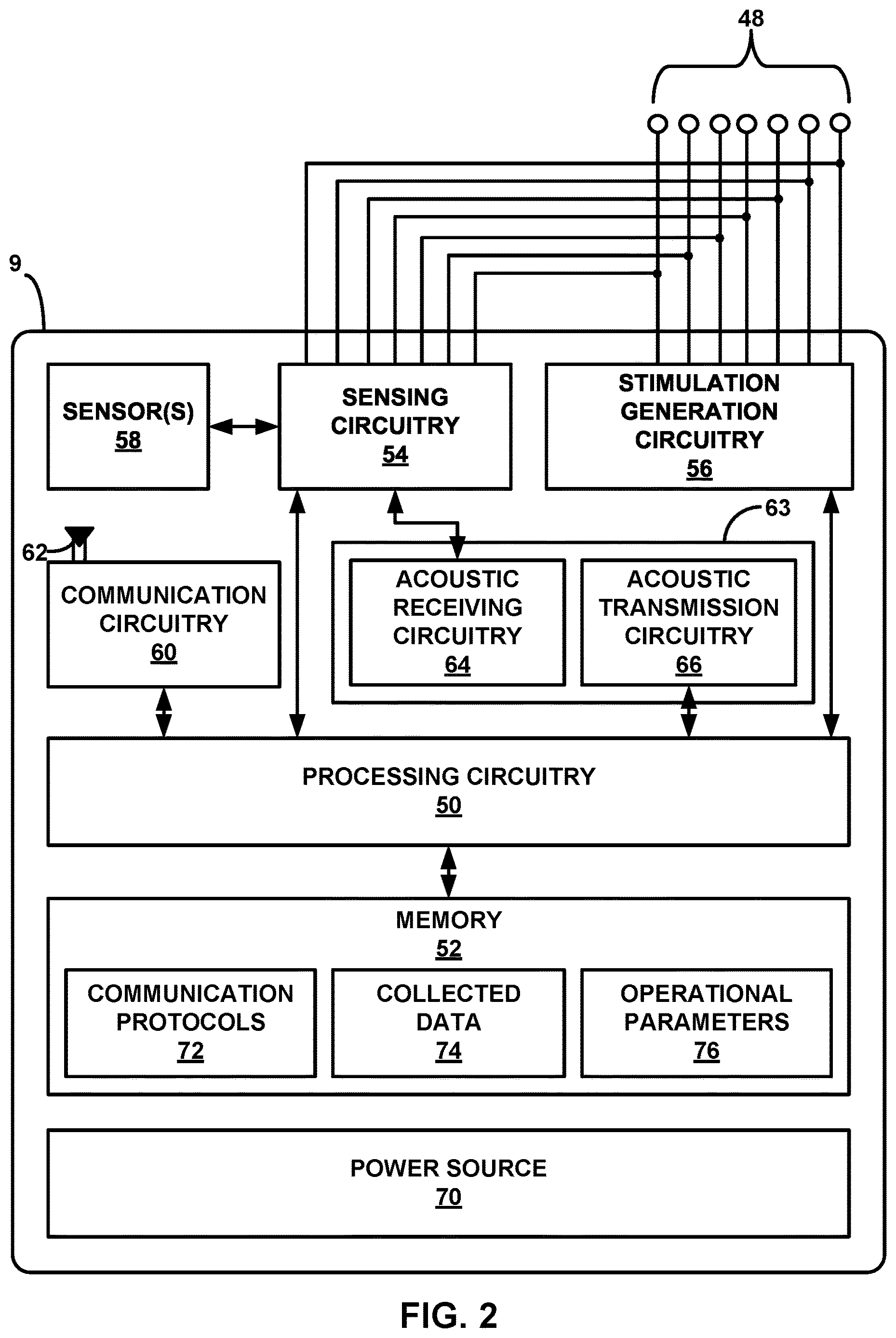 Patent US12616841 Figure 4 – Implantable medical device for detecting acoustic communication signals and acoustic biometric signals