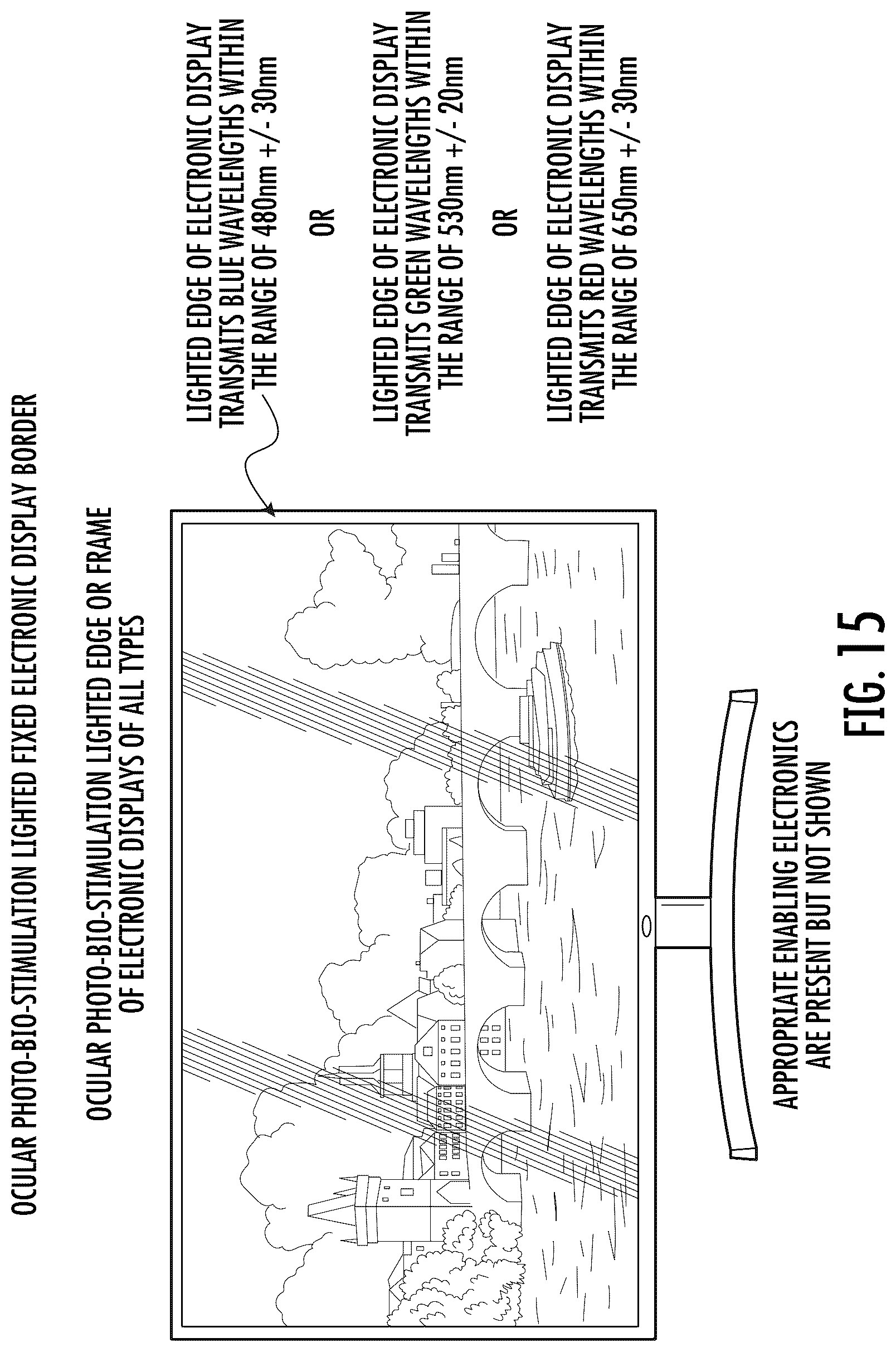 Patent US12616849 Figure 15 – Sunglass lens and sunglass optics for ocular photo-bio-stimulation