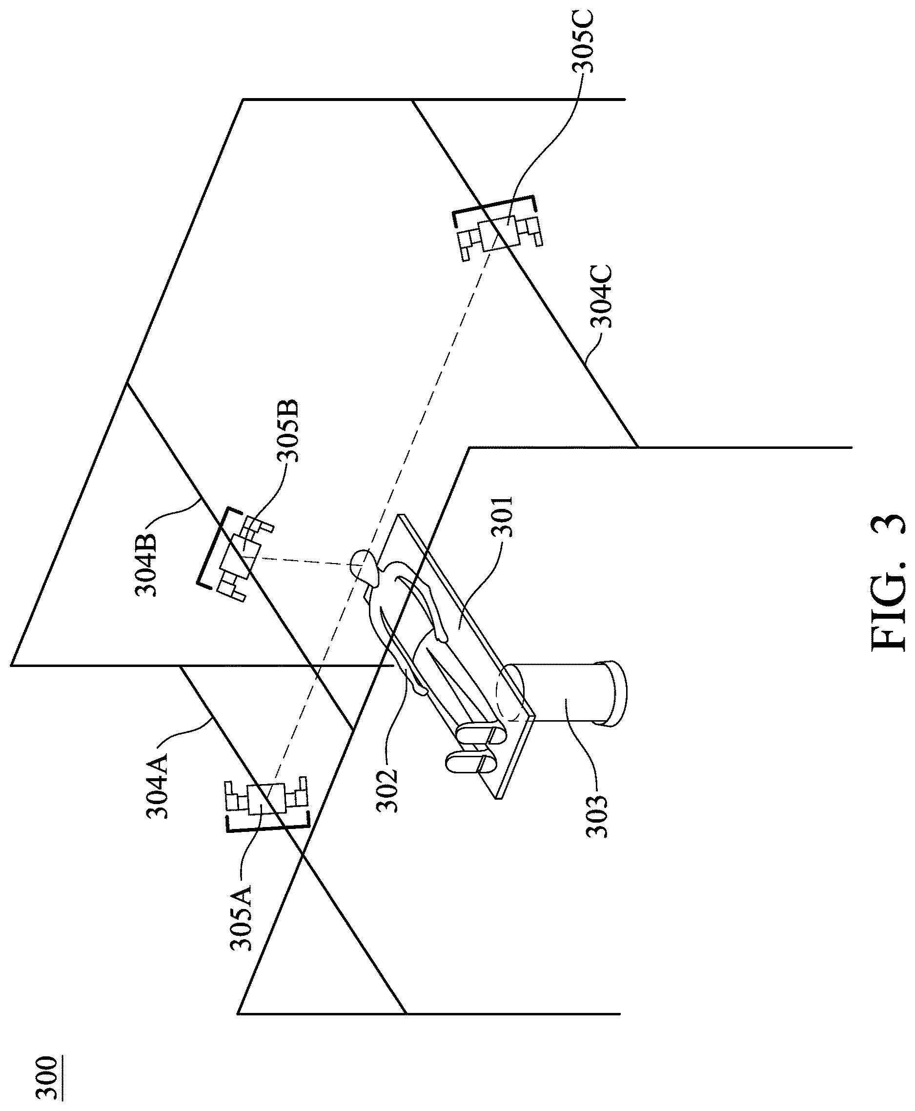 Patent US12616853 Figure 3 – Patient-positioning system for radiotherapy