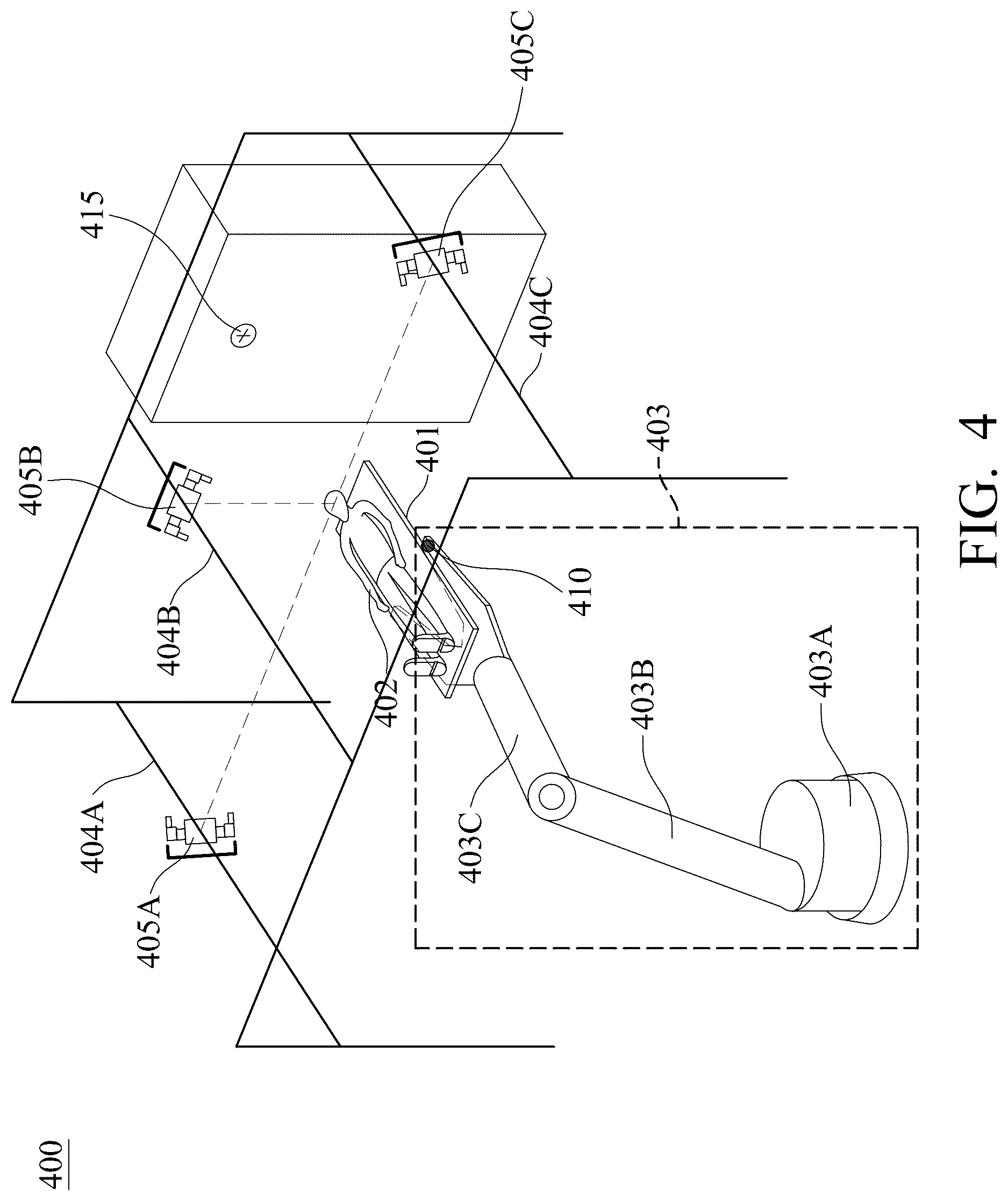 Patent US12616853 Figure 4 – Patient-positioning system for radiotherapy