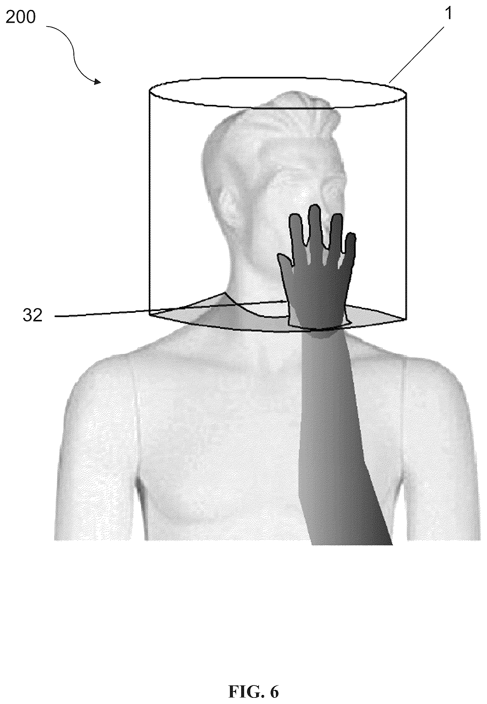 Patent US12616855 Figure 6 – Device for personal protection and insulation against pollutants and microorganisms and filtering group for devices for protection and insulation