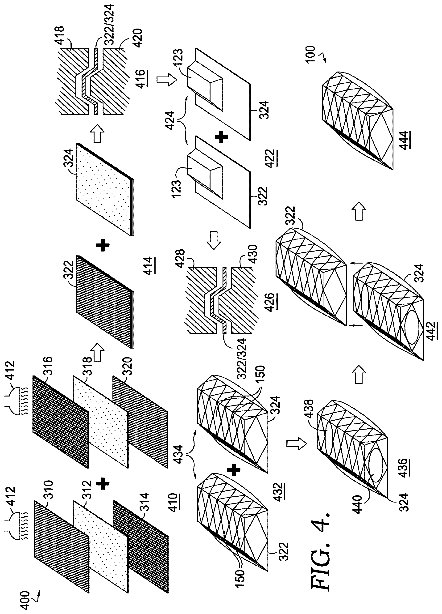 Patent US12616857 Figure 4 – Ventilating and filtrating face mask