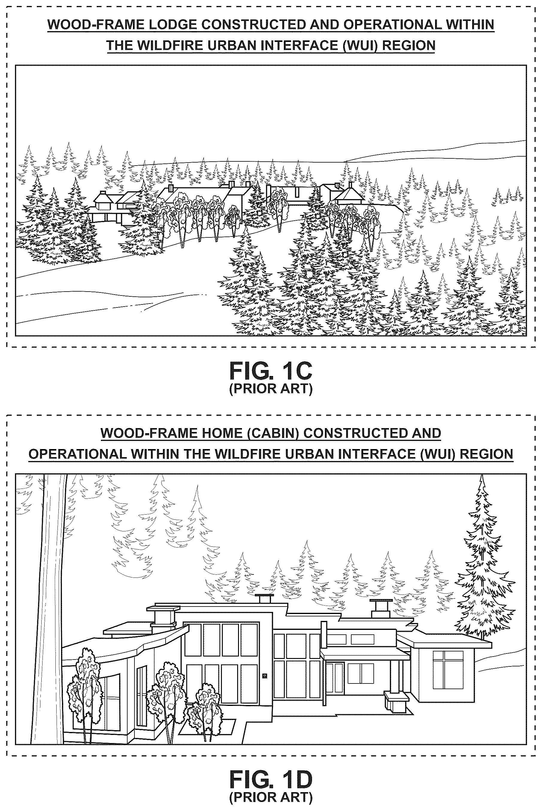 Patent US12616859 Figure 3 – Method of and system for defending home building projects from wildfire during and after construction on property located within a wildfire urban interface (WUI) region