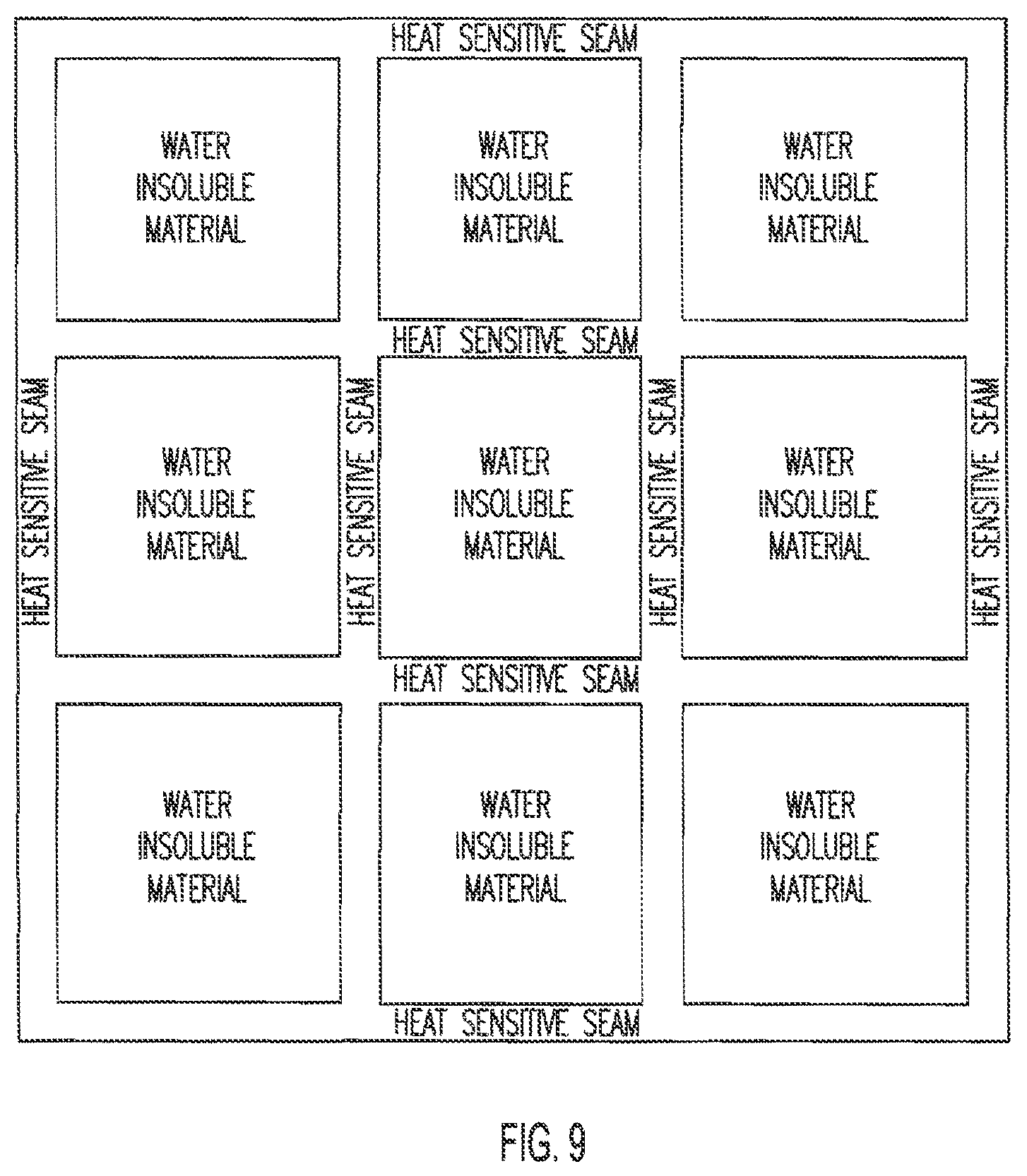 Patent US12616861 Figure 9 – Heat sensitive protective barrier and a method for its use