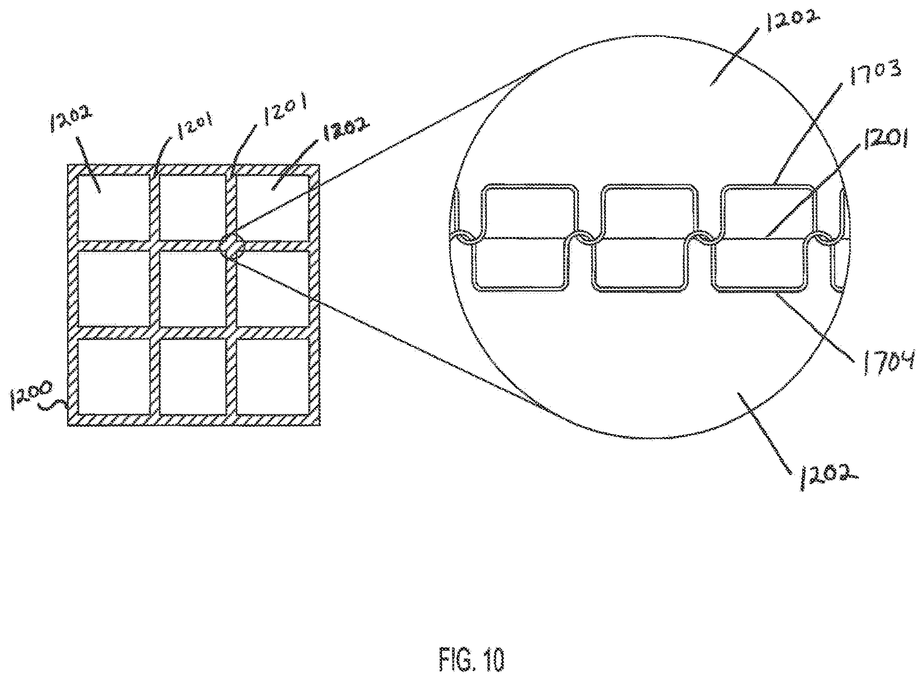 Patent US12616861 Figure 10 – Heat sensitive protective barrier and a method for its use