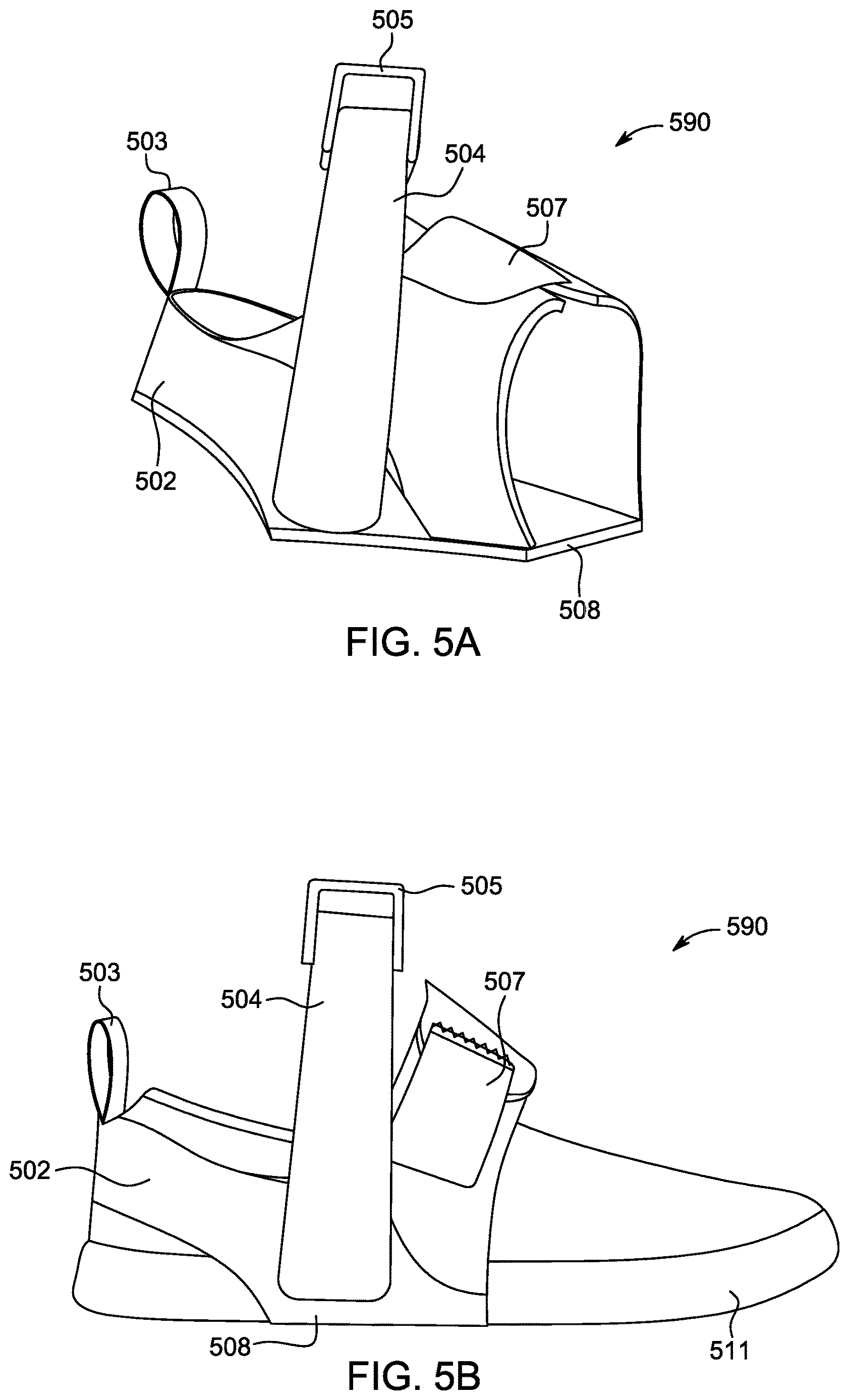 Patent US12616865 Figure 6 – Variable resistance walking device with dedicated foot anchor and ergonomic network interface handle